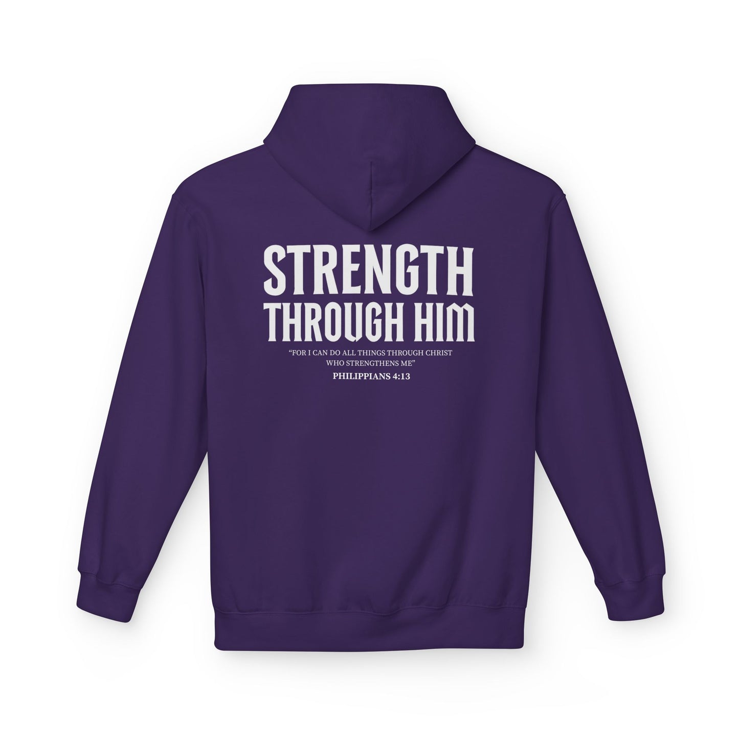 Miracle Crafted Hoodie - "Strength Through Him" Philippians 4:13