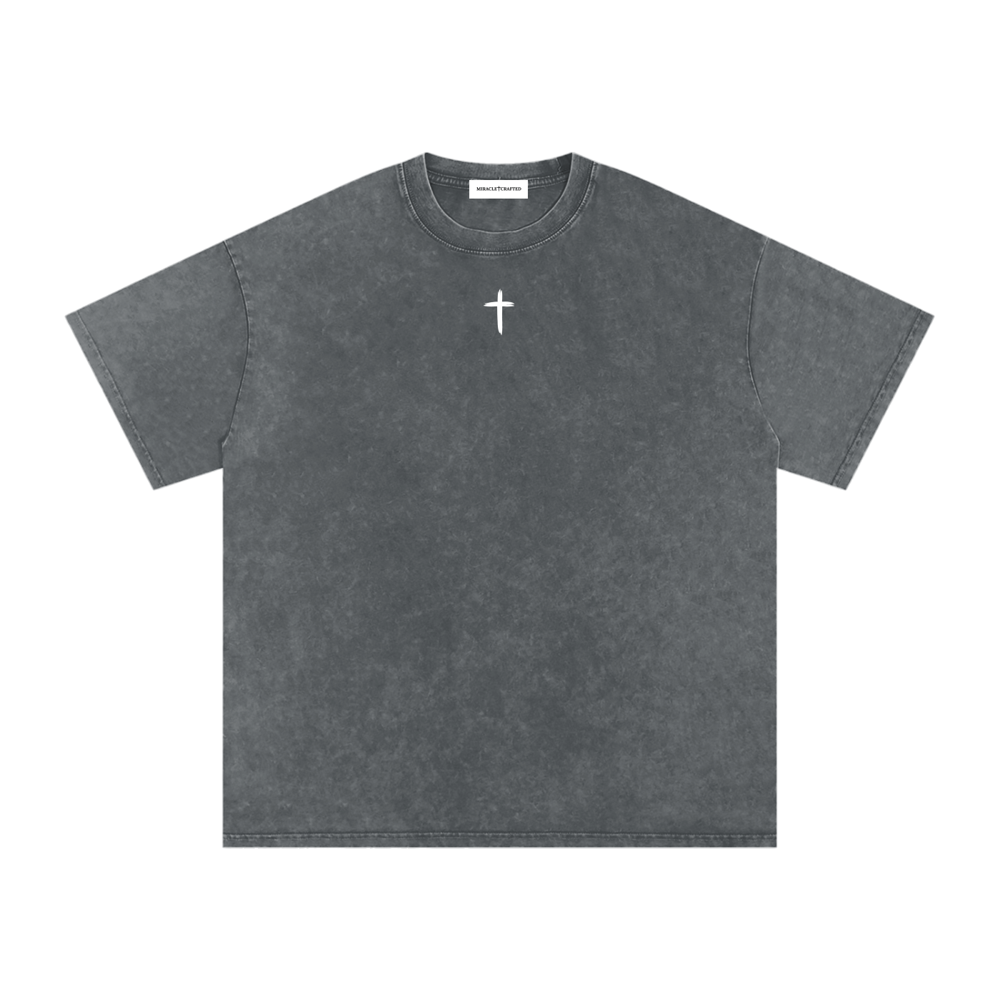 "The Foundation" Snow-Washed Oversized Tee