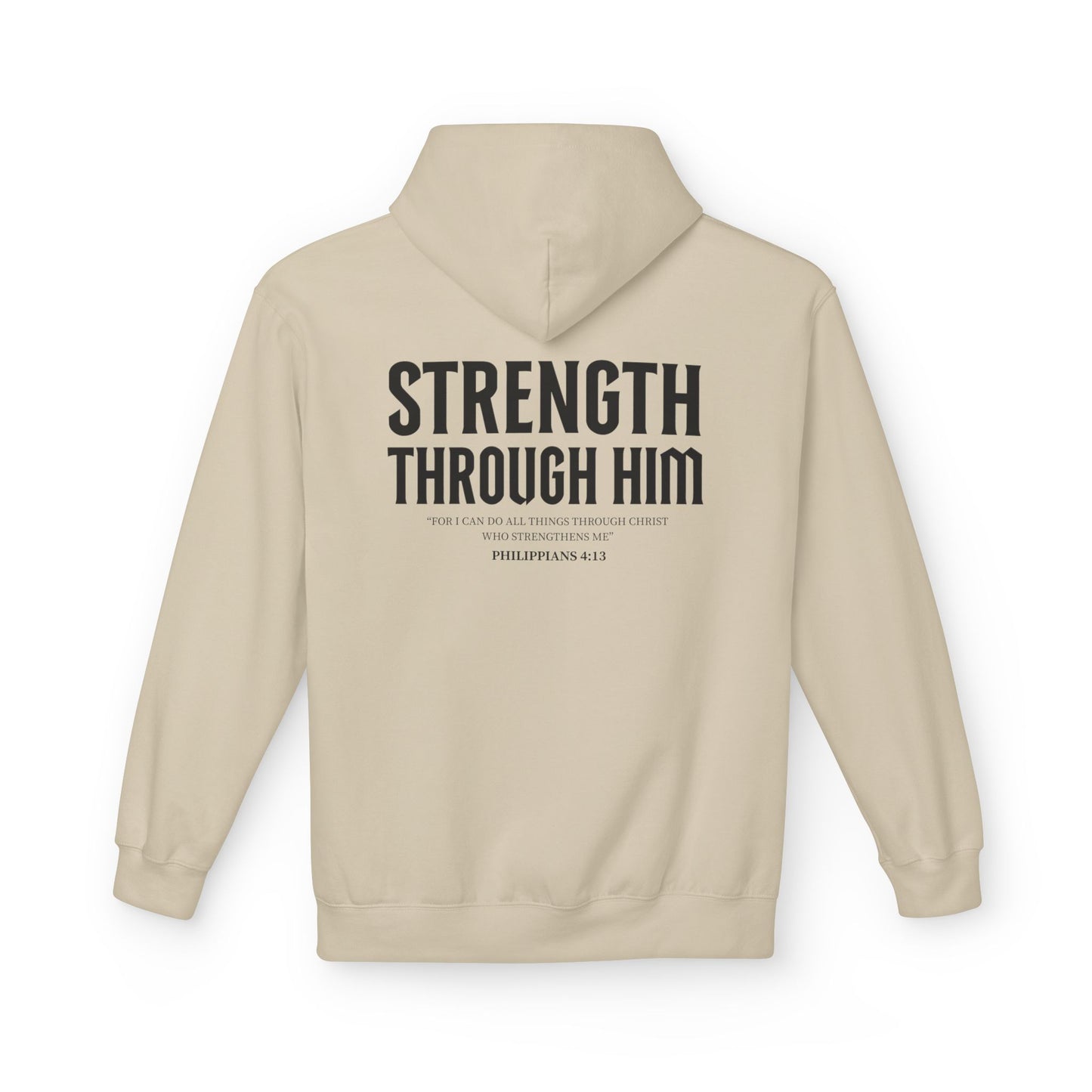 Miracle Crafted Hoodie - "Strength Through Him" Philippians 4:13