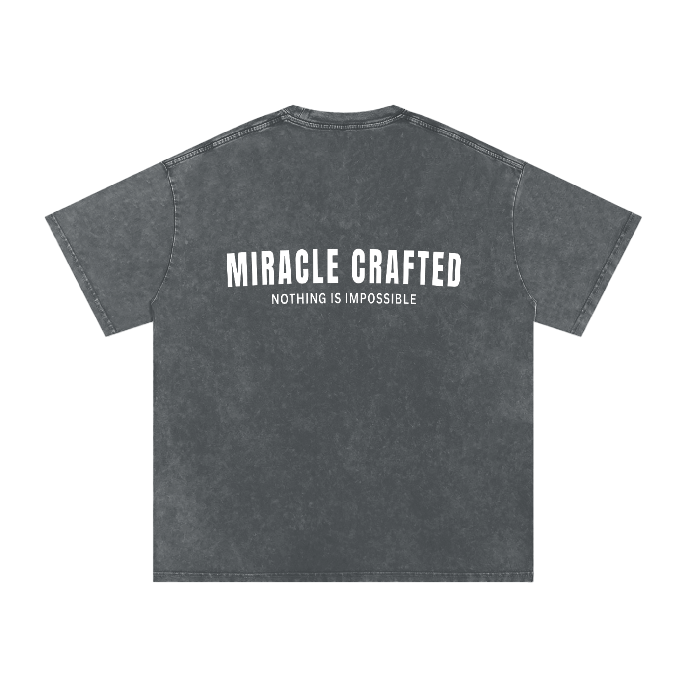 "The Foundation" Snow-Washed Oversized Tee