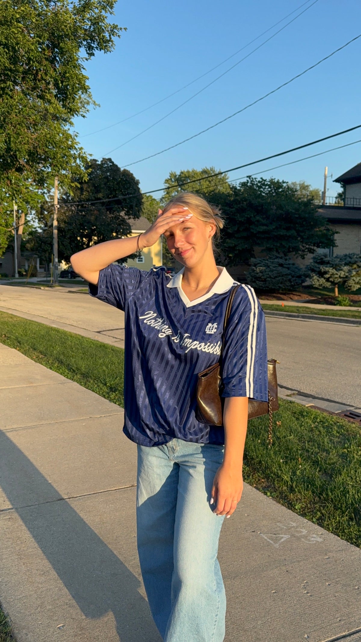 "The Miracle" Striped Jersey — Dark