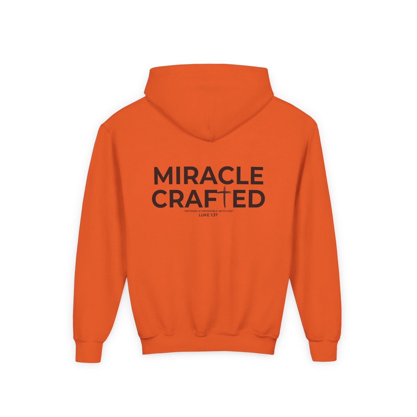 Miracle Crafted Youth Hoodie -  Original Front & Back Logo