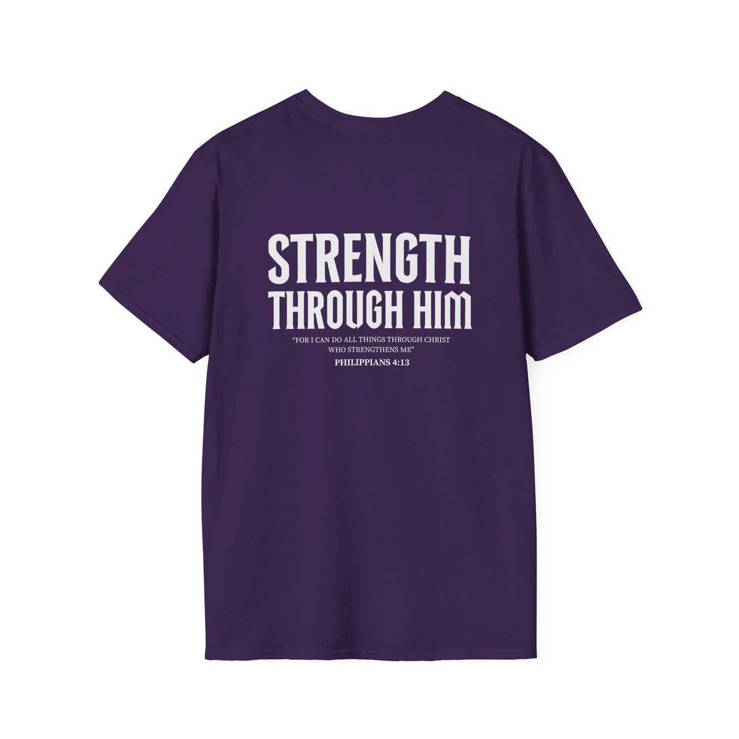 Miracle Crafted Tee - "Strength Through Him" Philippians 4:13