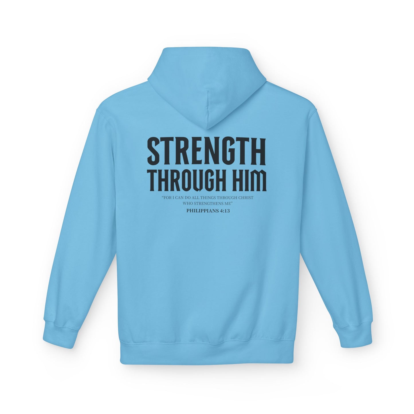 Miracle Crafted Hoodie - "Strength Through Him" Philippians 4:13