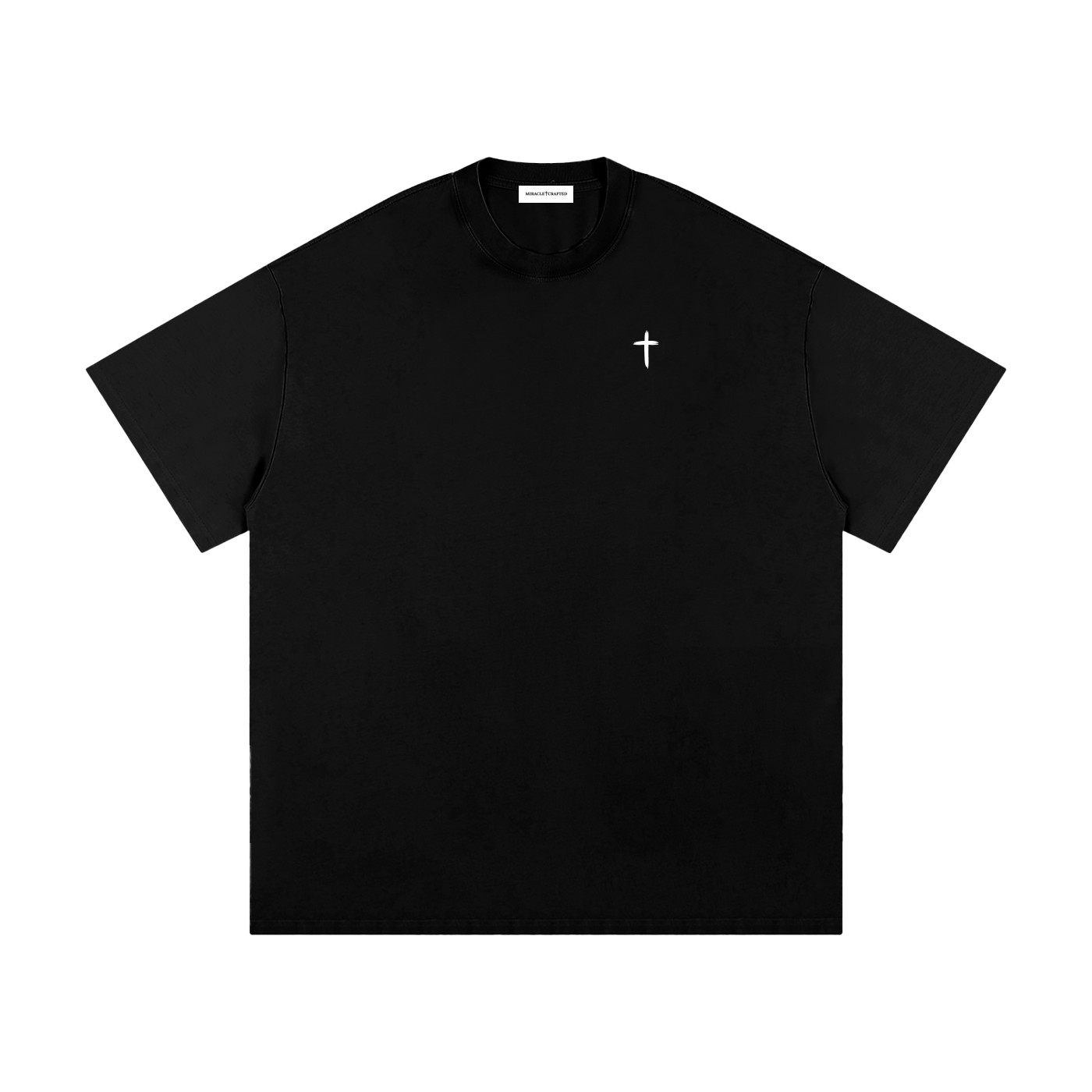 "All For Him" Oversized Heavyweight Tee — Dark