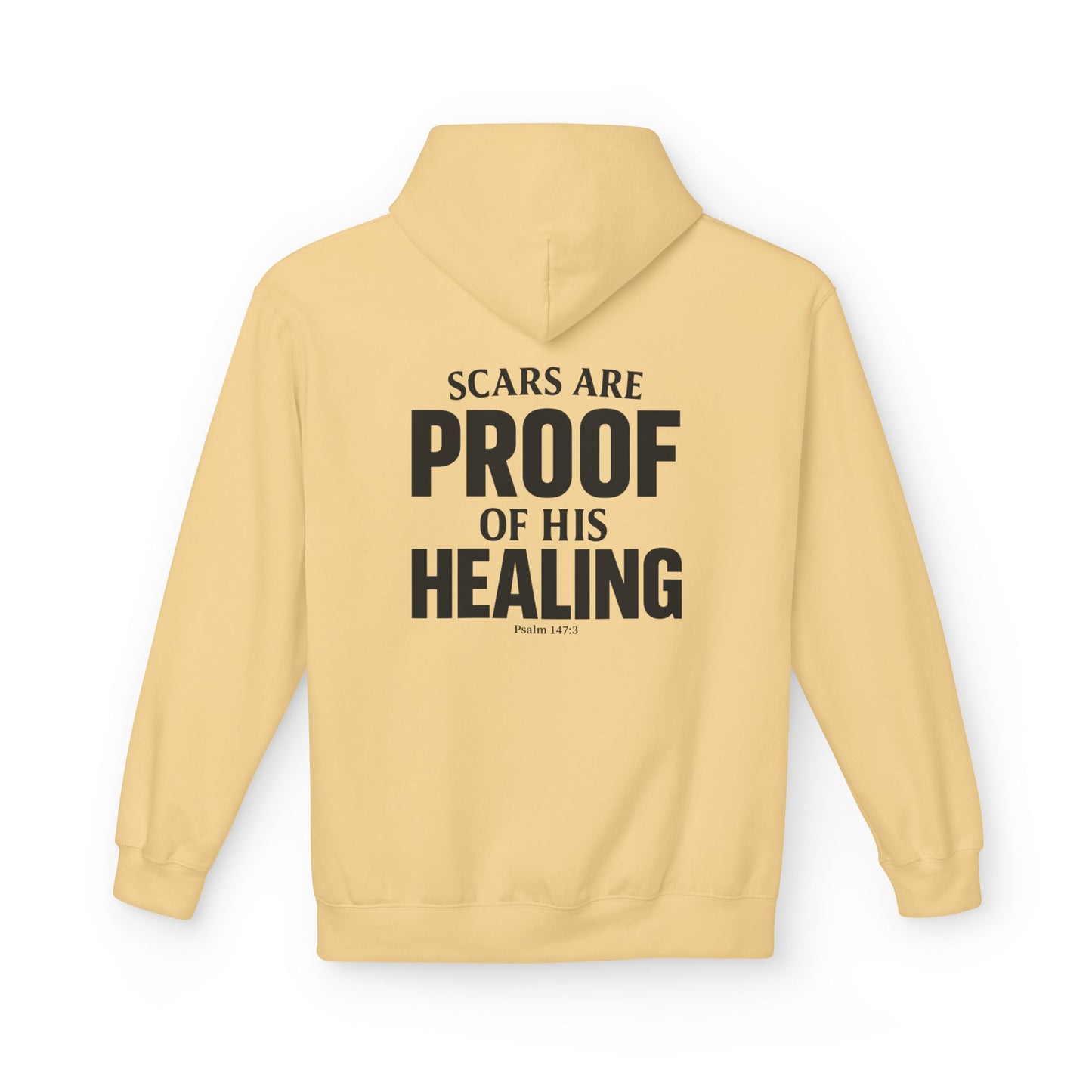 Miracle Crafted Hoodie - Scars Are Proof Of His Healing