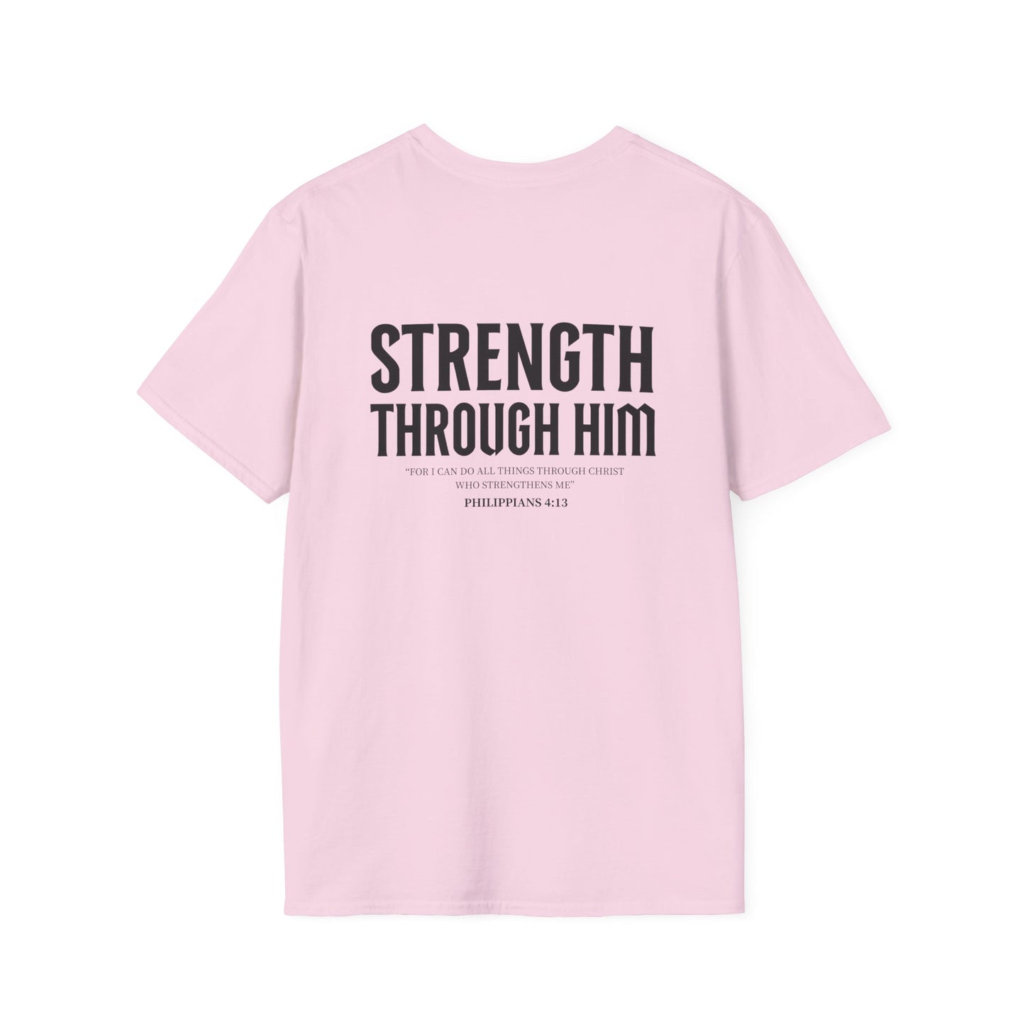 Miracle Crafted Tee - "Strength Through Him" Philippians 4:13