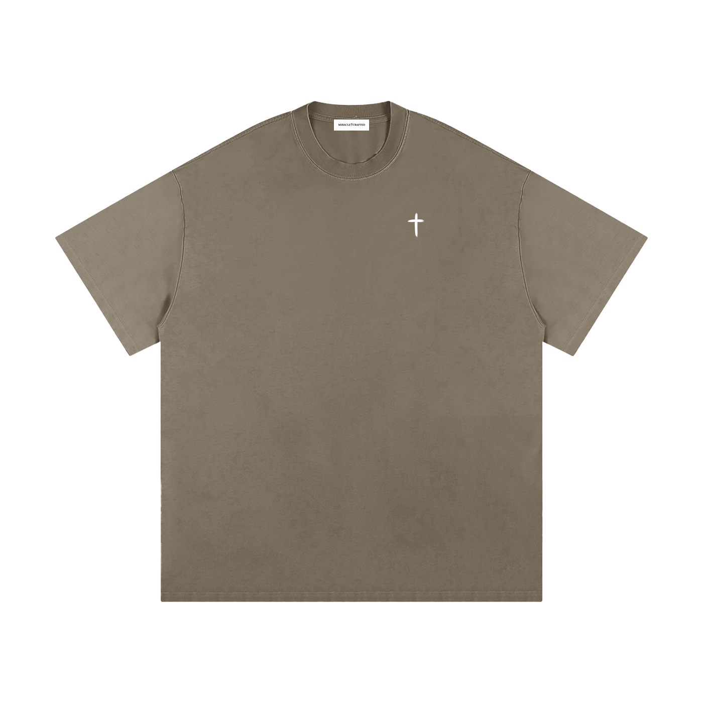 "All For Him" Oversized Heavyweight Tee — Dark