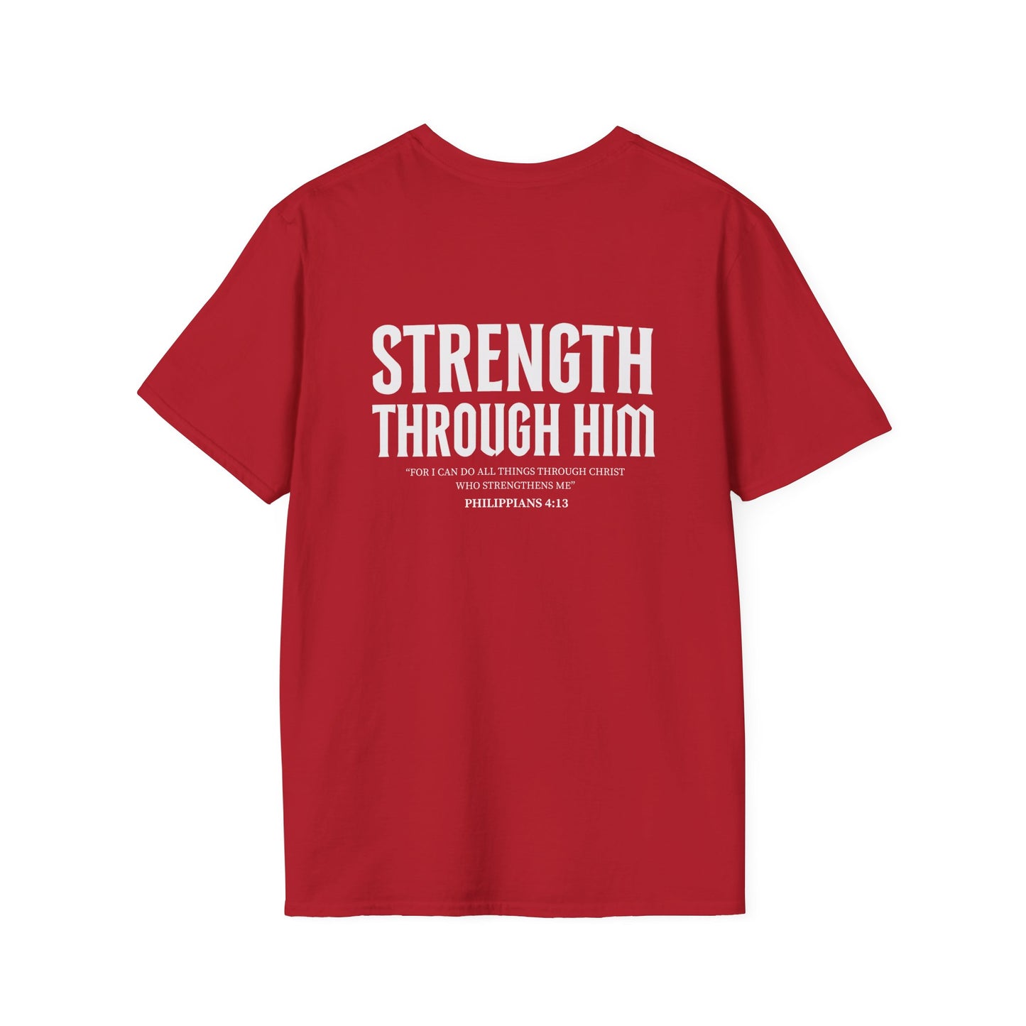 Miracle Crafted Tee - "Strength Through Him" Philippians 4:13