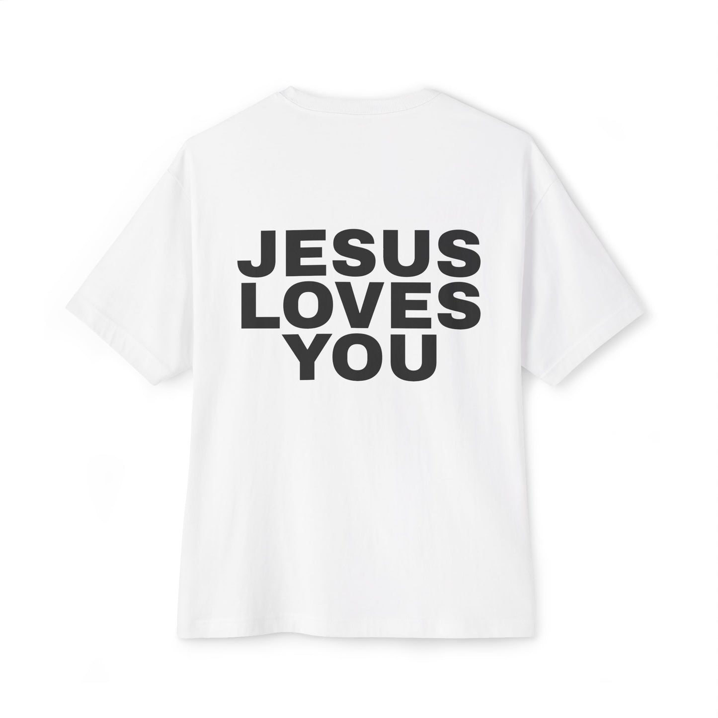 Miracle Crafted Oversized Tee - Jesus Loves You