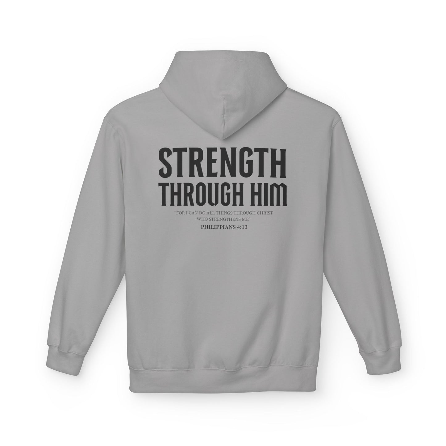 Miracle Crafted Hoodie - "Strength Through Him" Philippians 4:13