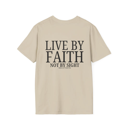 Miracle Crafted Tee - "Faith > Feelings" Front & Back Logo