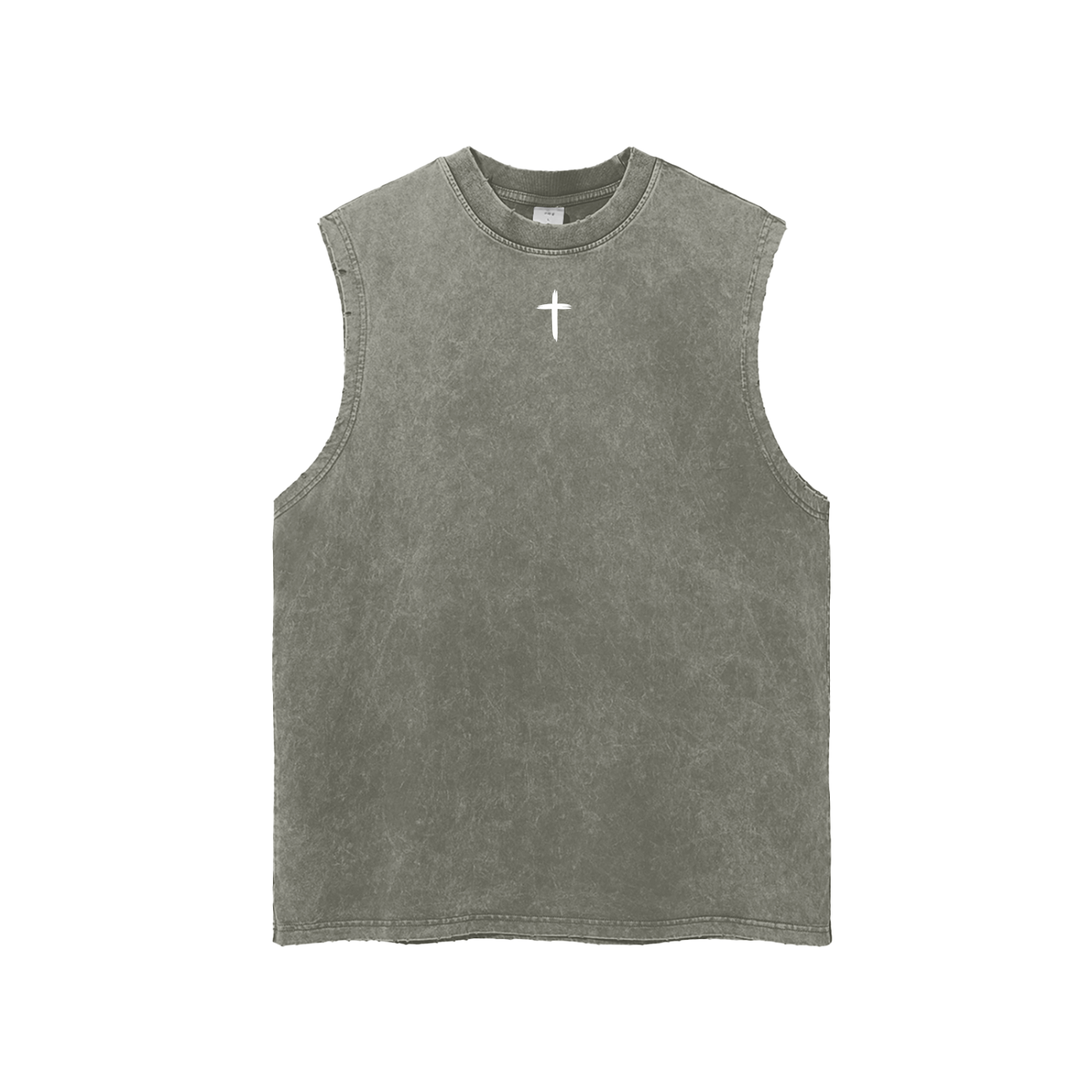 "The Foundation" Snow-Washed Tank Top