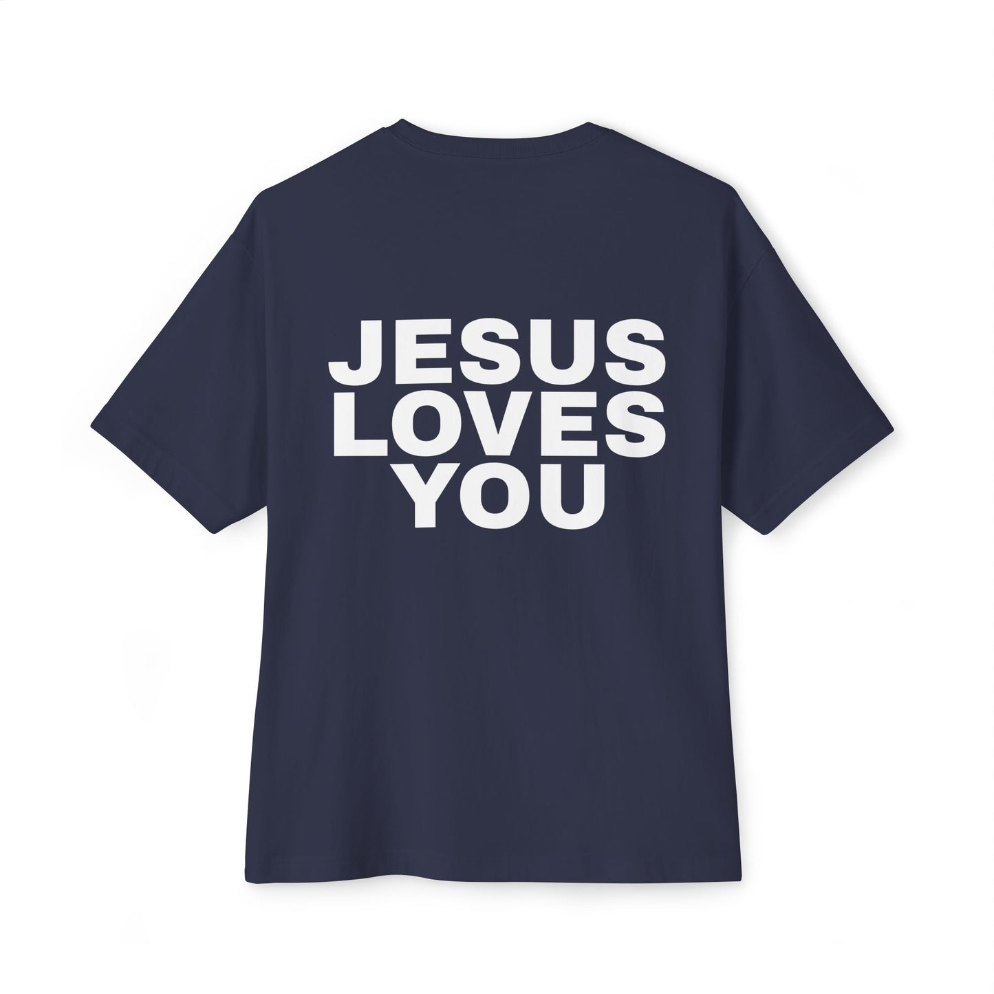 Miracle Crafted Oversized Tee - Jesus Loves You