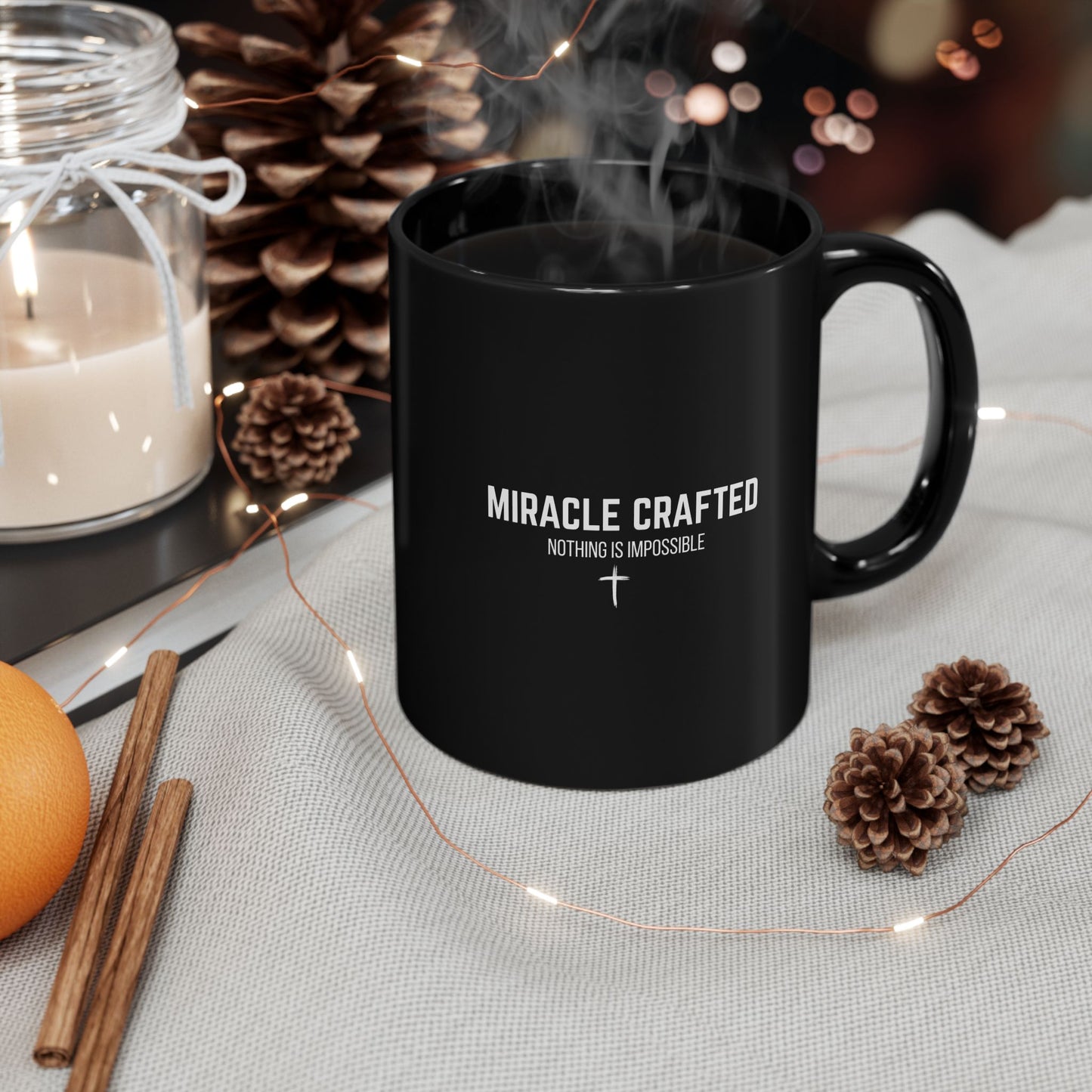 Crafted Cups - Black Mug (11oz, 15oz)