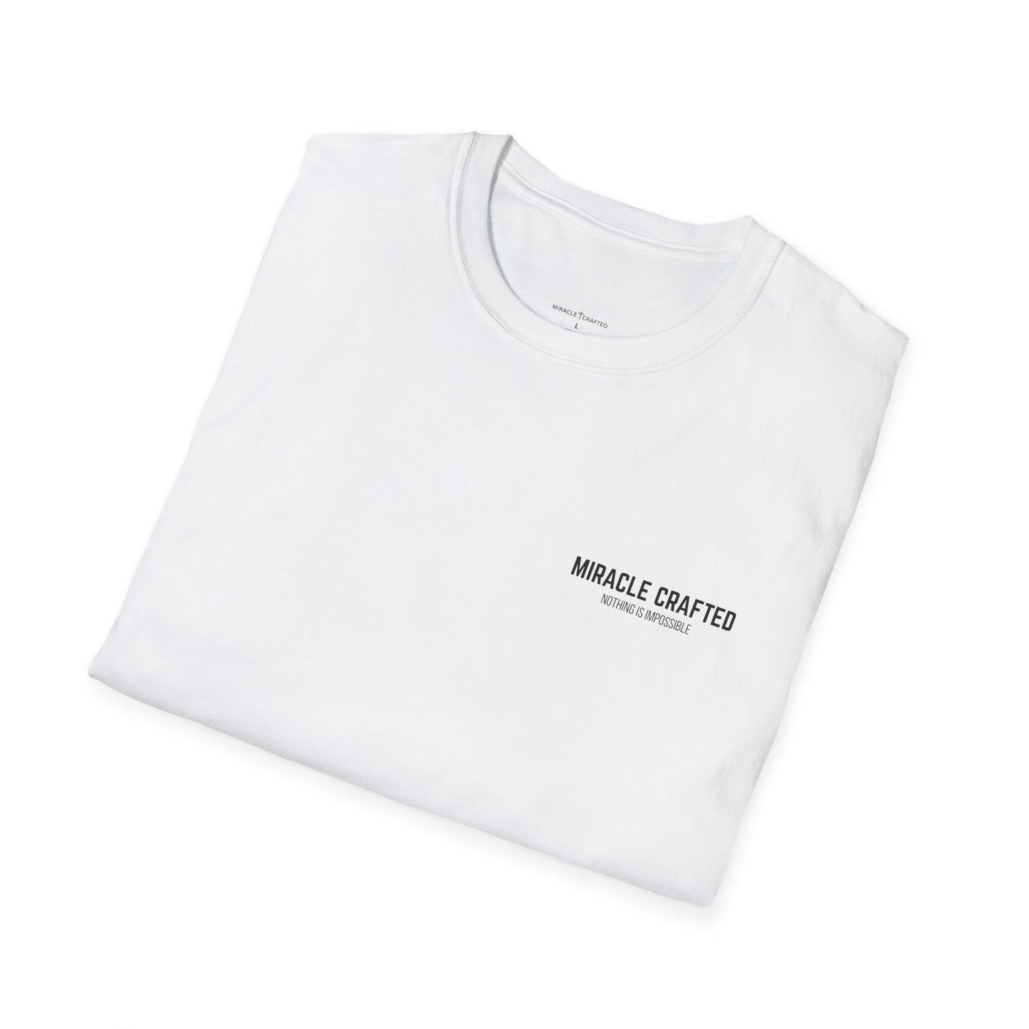 Miracle Crafted Tee - Miracle Crafted Nothing Is Impossible Logo