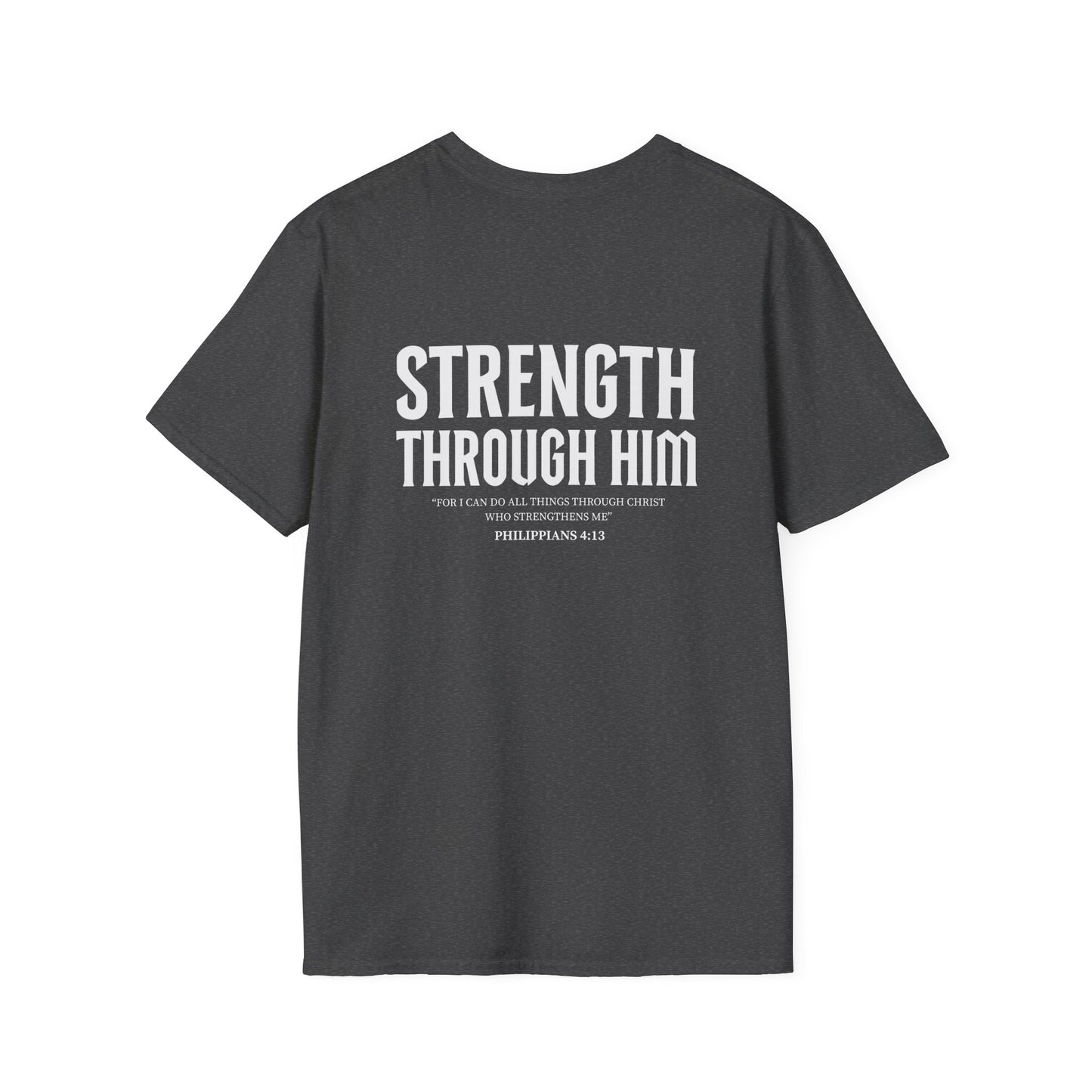 Miracle Crafted Tee - "Strength Through Him" Philippians 4:13