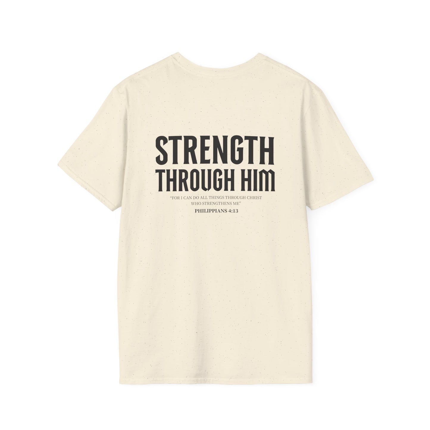 Miracle Crafted Tee - "Strength Through Him" Philippians 4:13