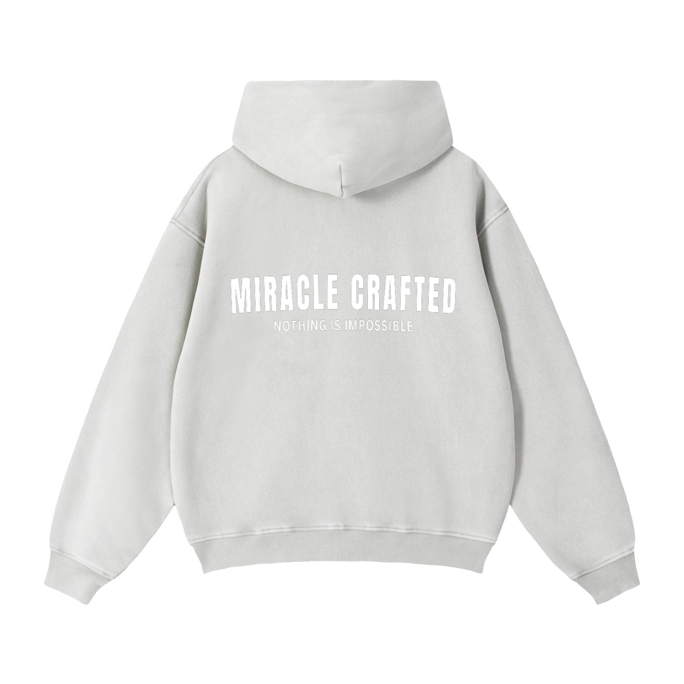 "The Foundation" Snow-Washed Boxy Zip-Up