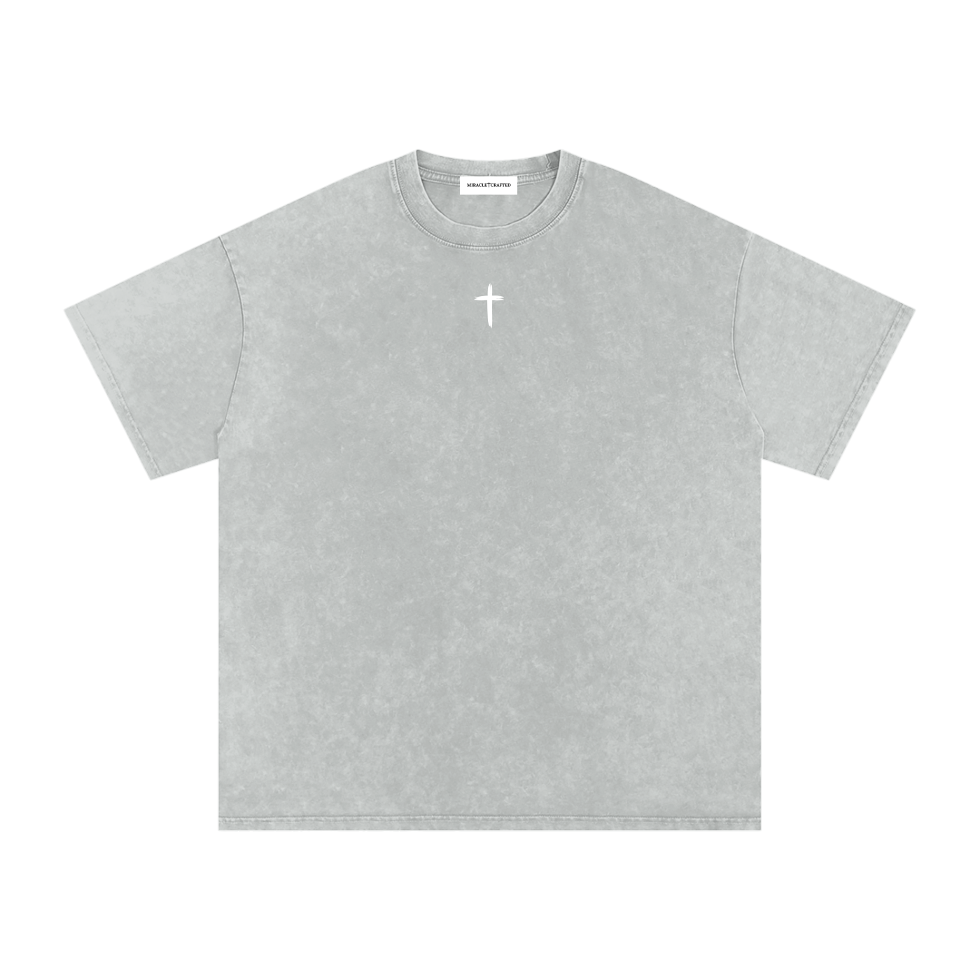 "The Foundation" Snow-Washed Oversized Tee