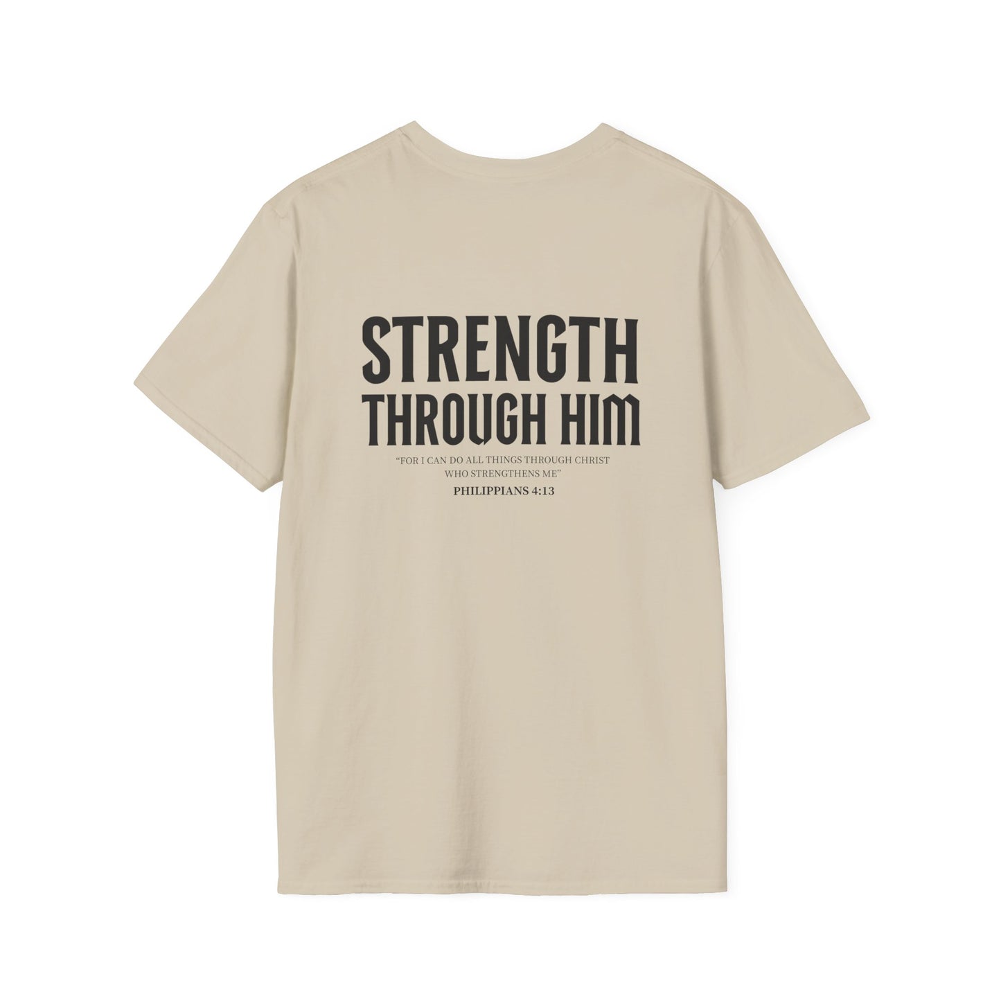 Miracle Crafted Tee - "Strength Through Him" Philippians 4:13