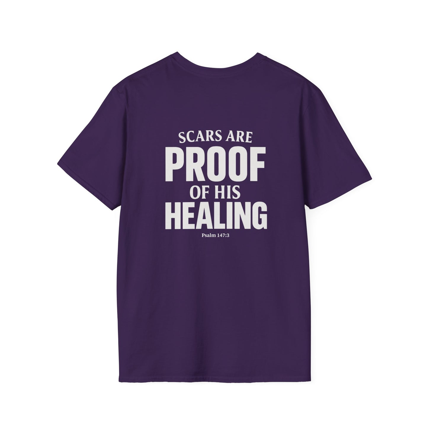 Miracle Crafted Tee - Scars Are Proof Of His Healing