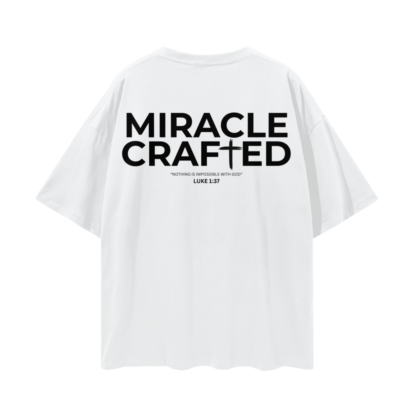"Crafted Cross" Signature Fit Tee — Light