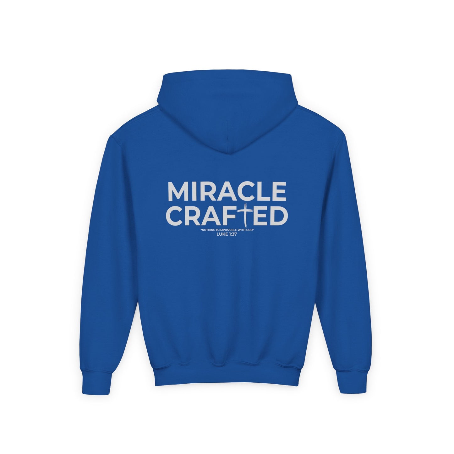 Miracle Crafted Youth Hoodie -  Original Front & Back Logo