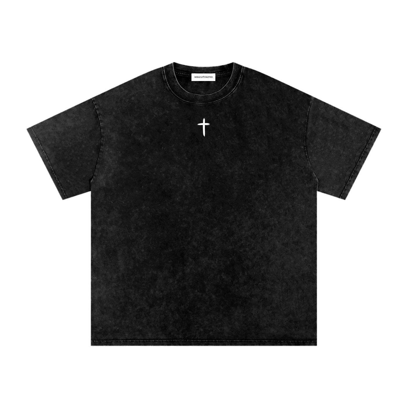 "The Foundation" Snow-Washed Oversized Tee