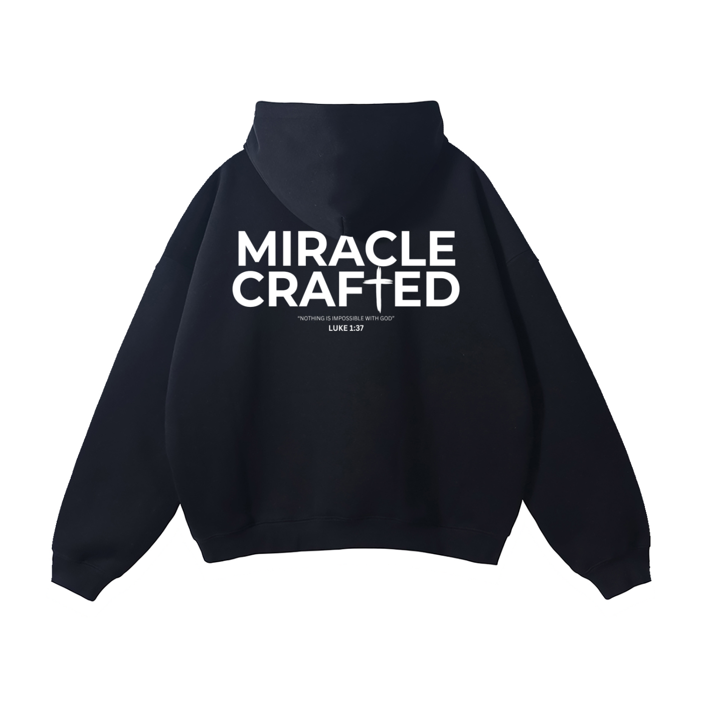 "Crafted Cross" Signature Fleece Hoodie — Dark