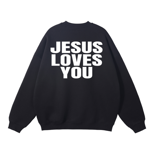 "Loved By" Signature Fleece Crewneck — Dark