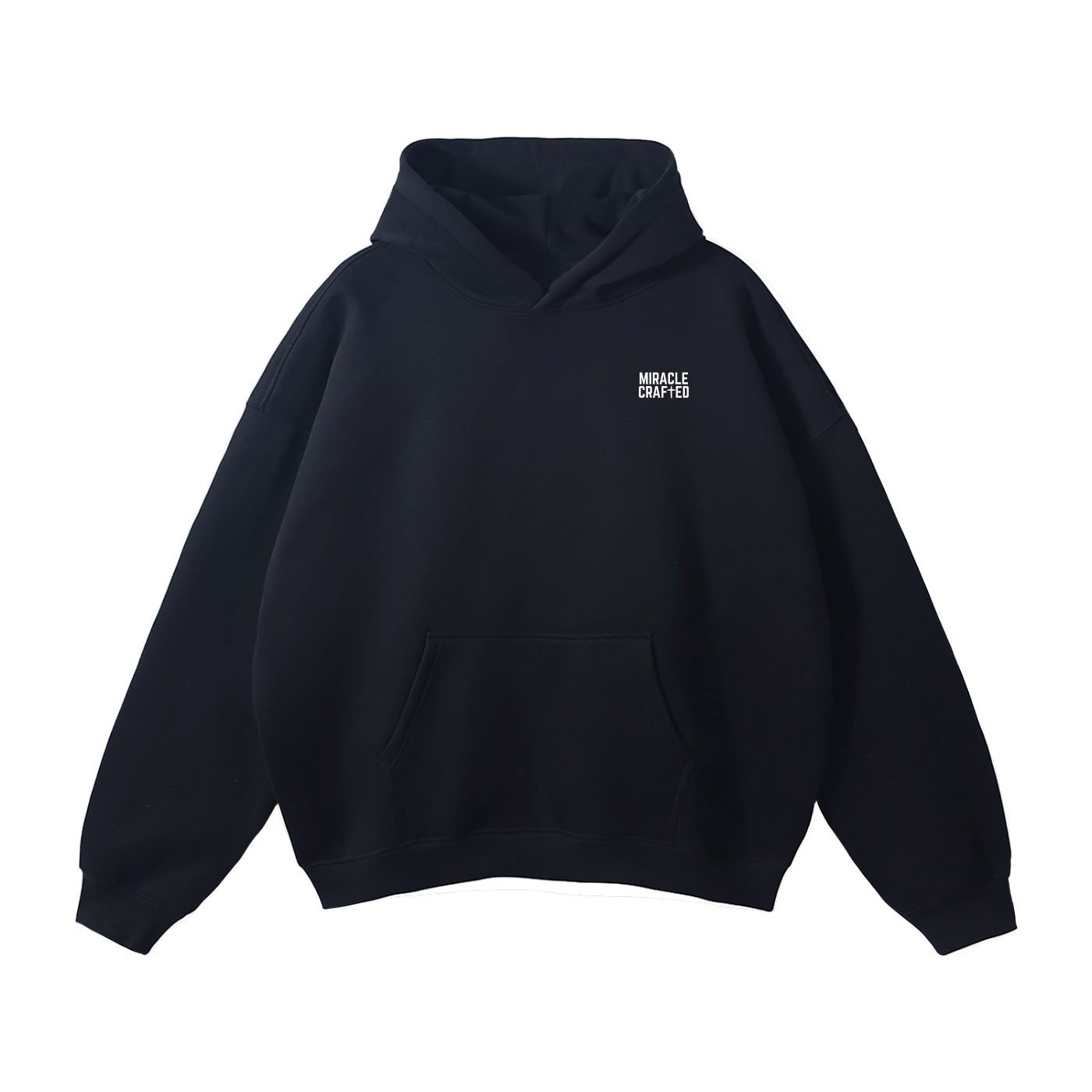 "With God" Signature Fleece Hoodie — Dark