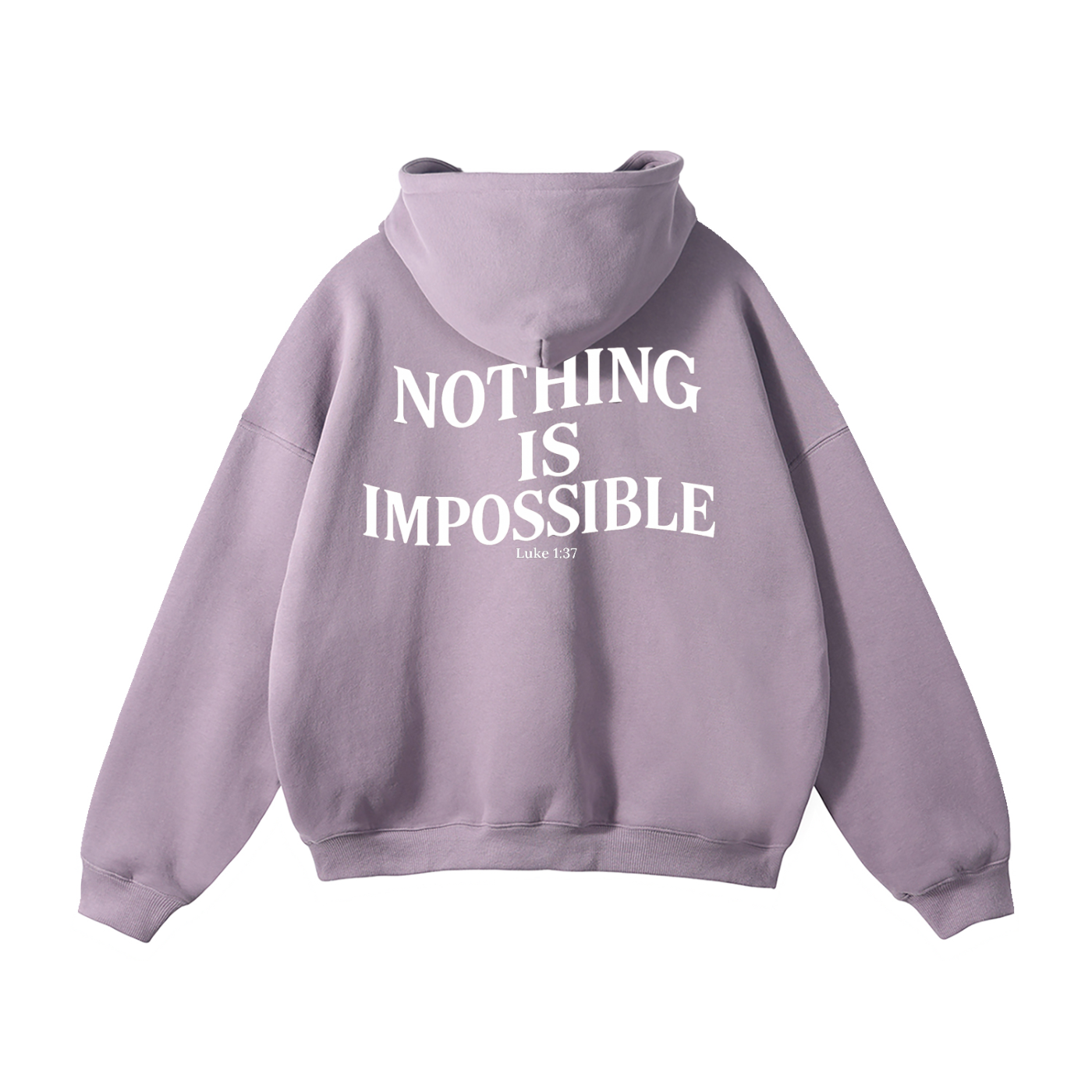 "With God" Signature Fleece Hoodie — Dark