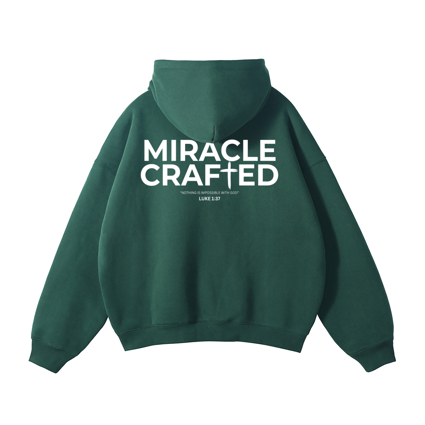 "Crafted Cross" Signature Fleece Hoodie — Dark