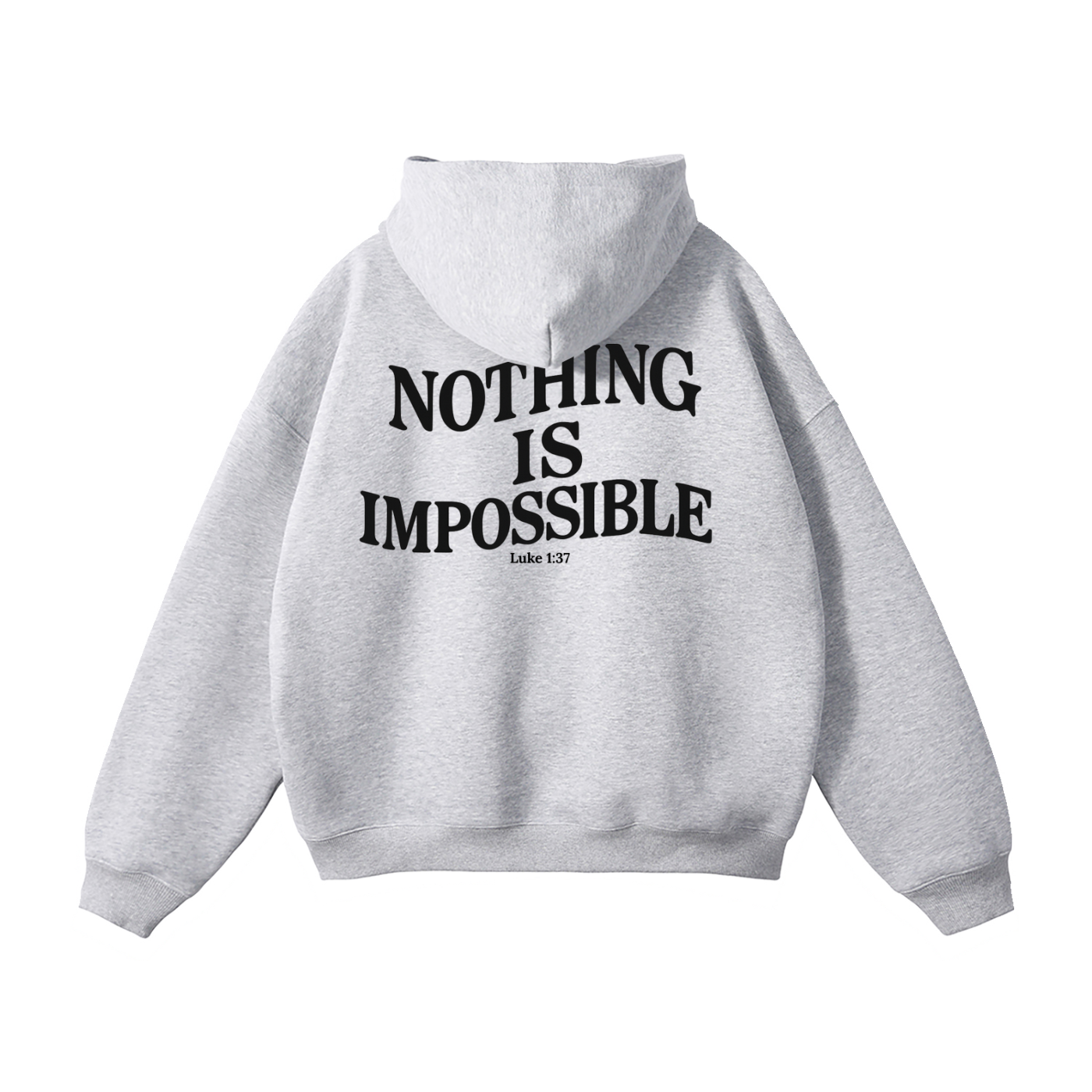 "With God" Signature Fleece Hoodie — Light