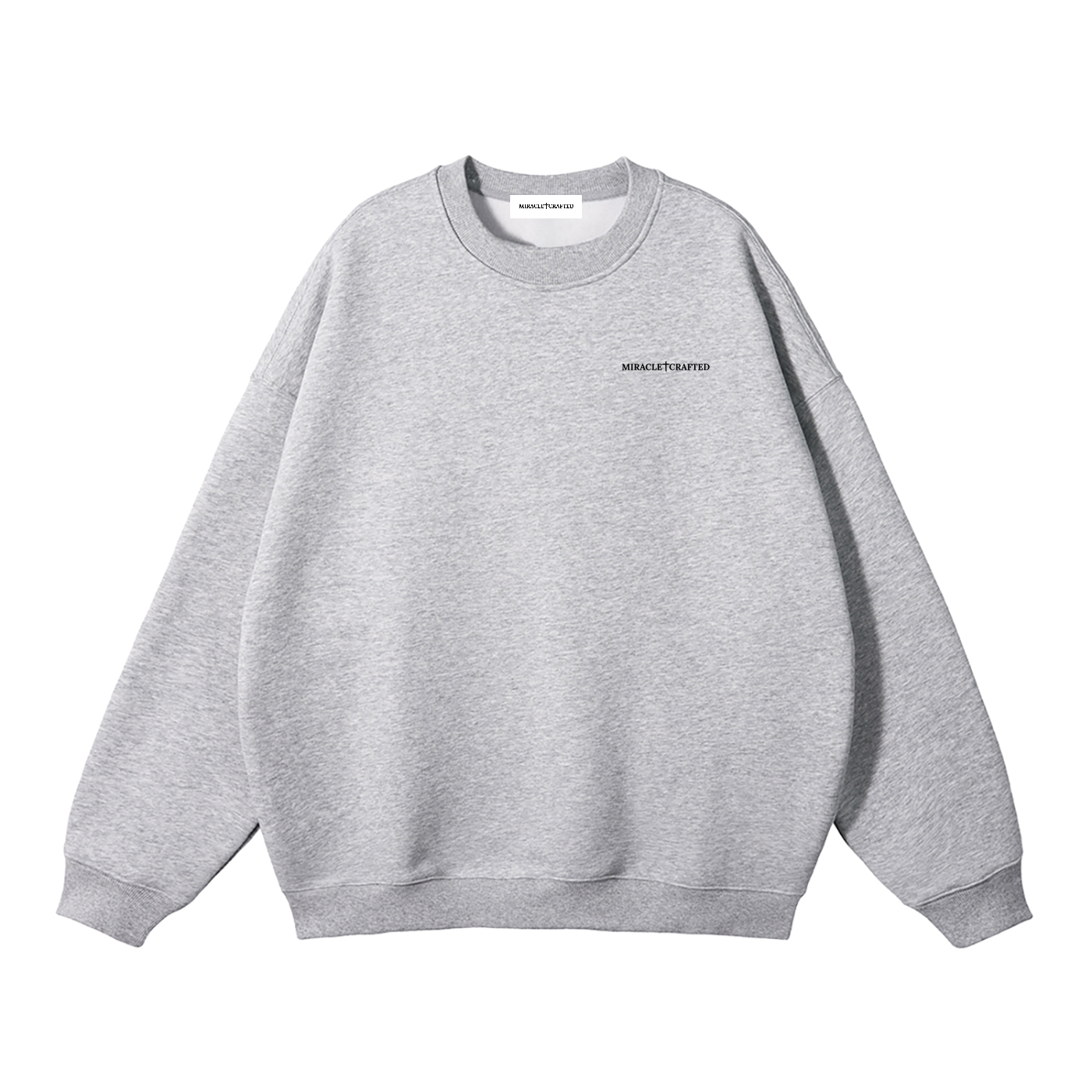 "Crafted Cross" Signature Fleece Crewneck — Light
