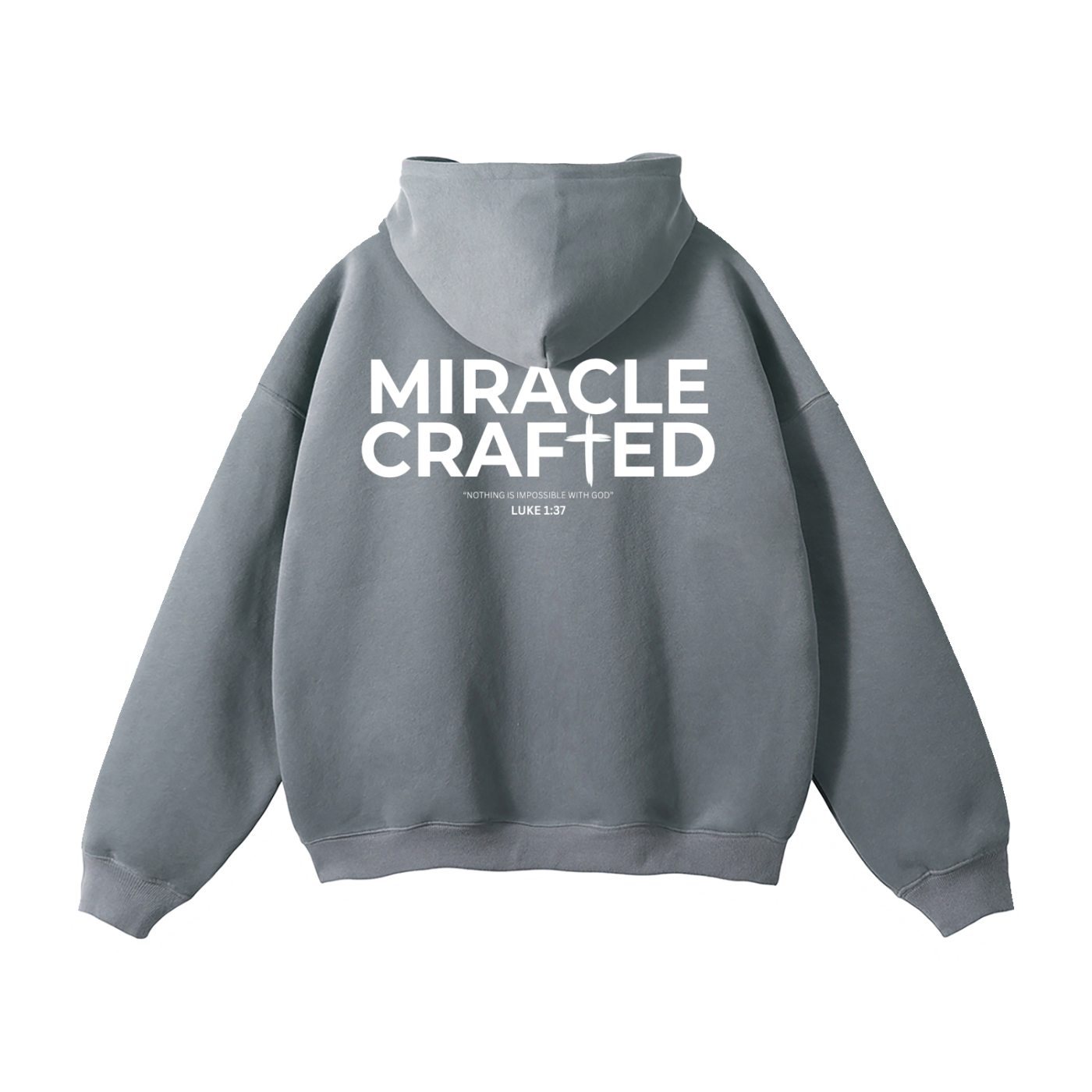 "Crafted Cross" Signature Fleece Hoodie — Dark
