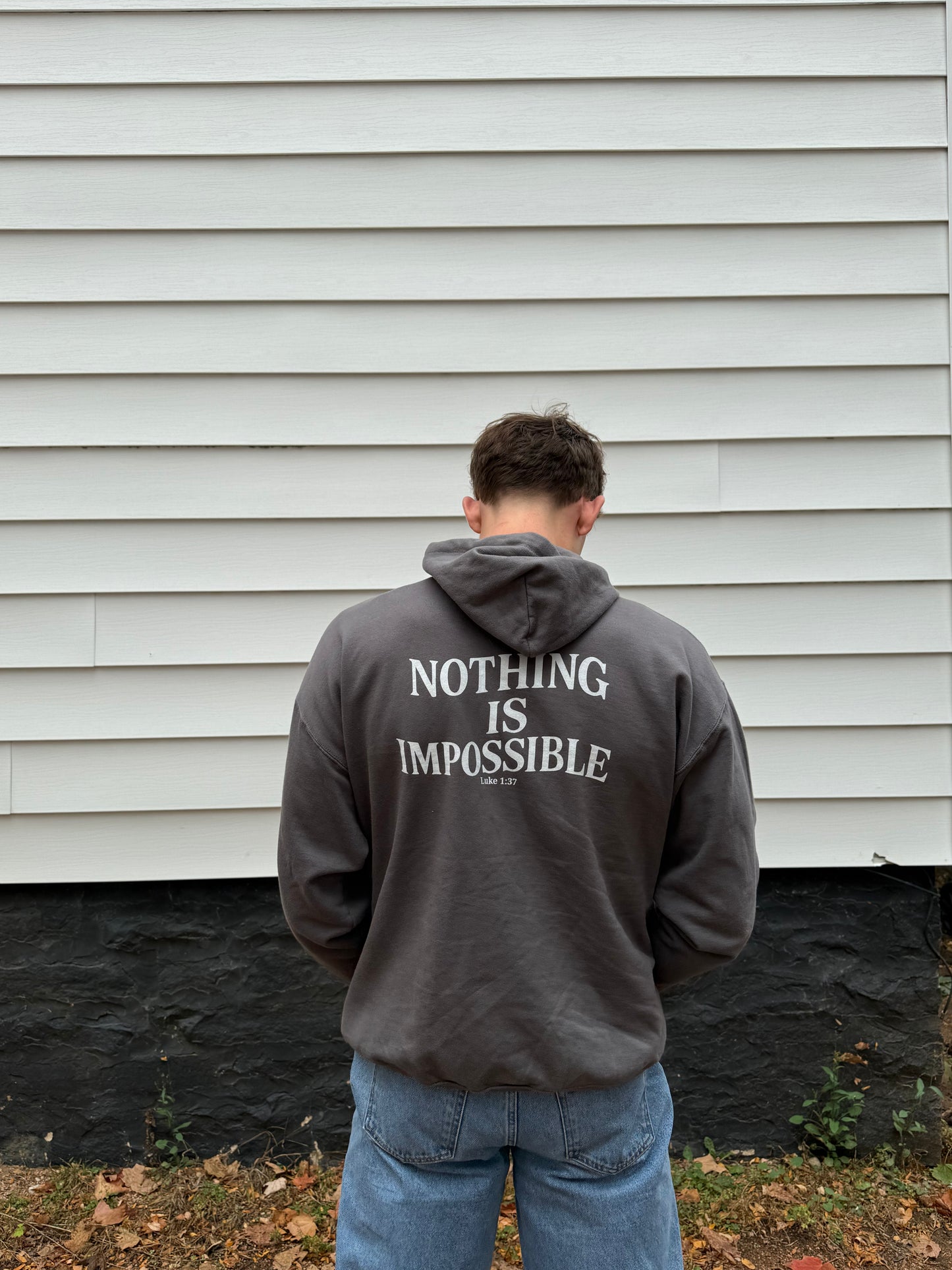 Miracle Crafted Hoodie - Luke 1:37 "Nothing Is Impossible"