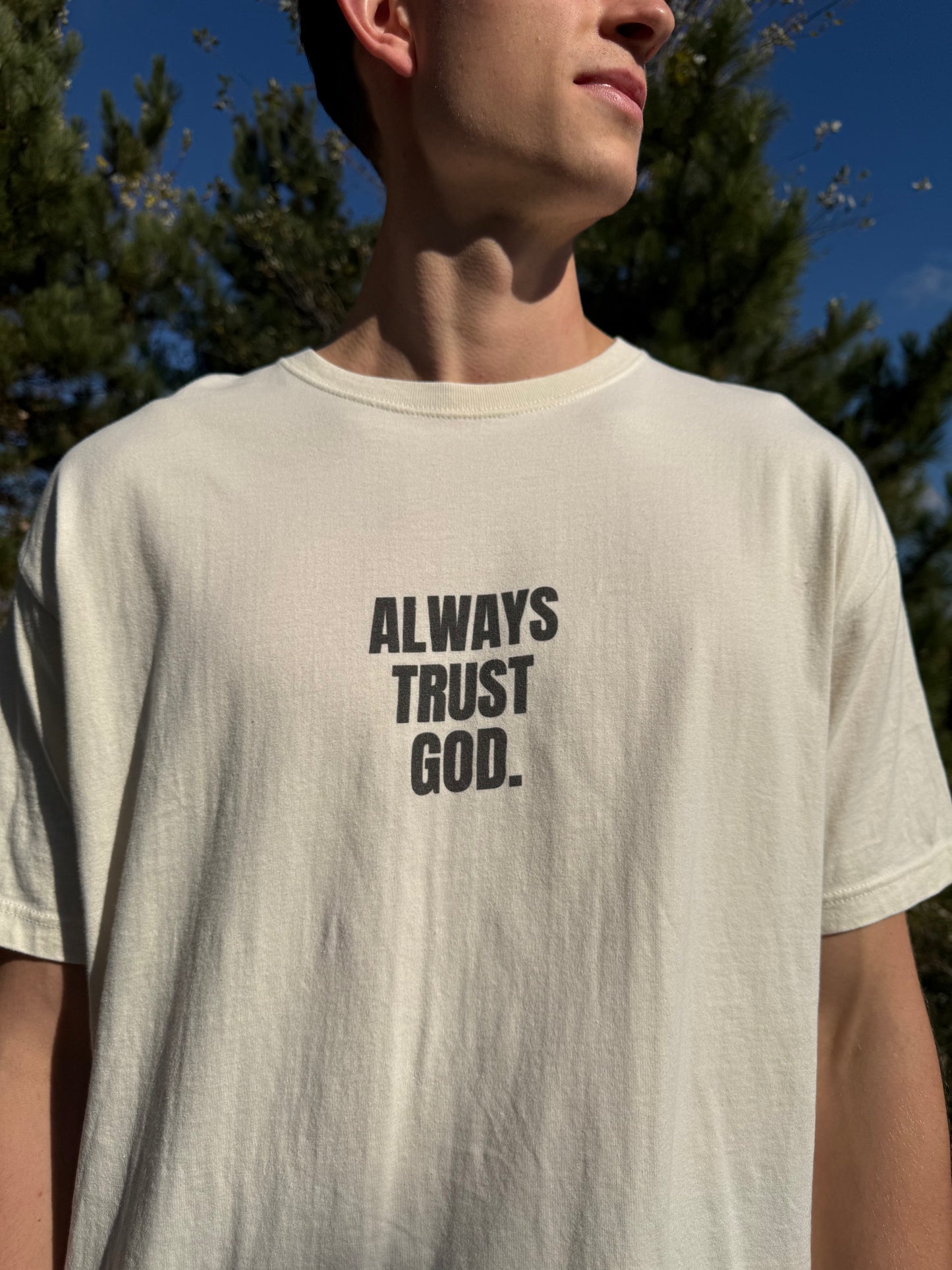 Miracle Crafted Oversized Tee - Always Trust God