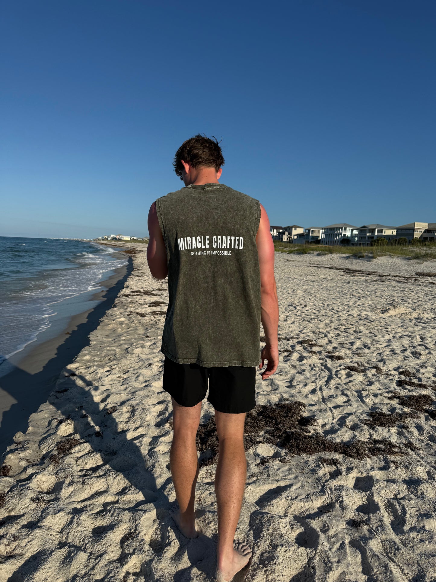 "The Foundation" Snow-Washed Tank Top