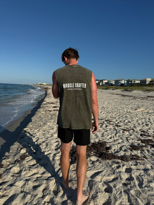 "The Foundation" Snow-Washed Tank Top