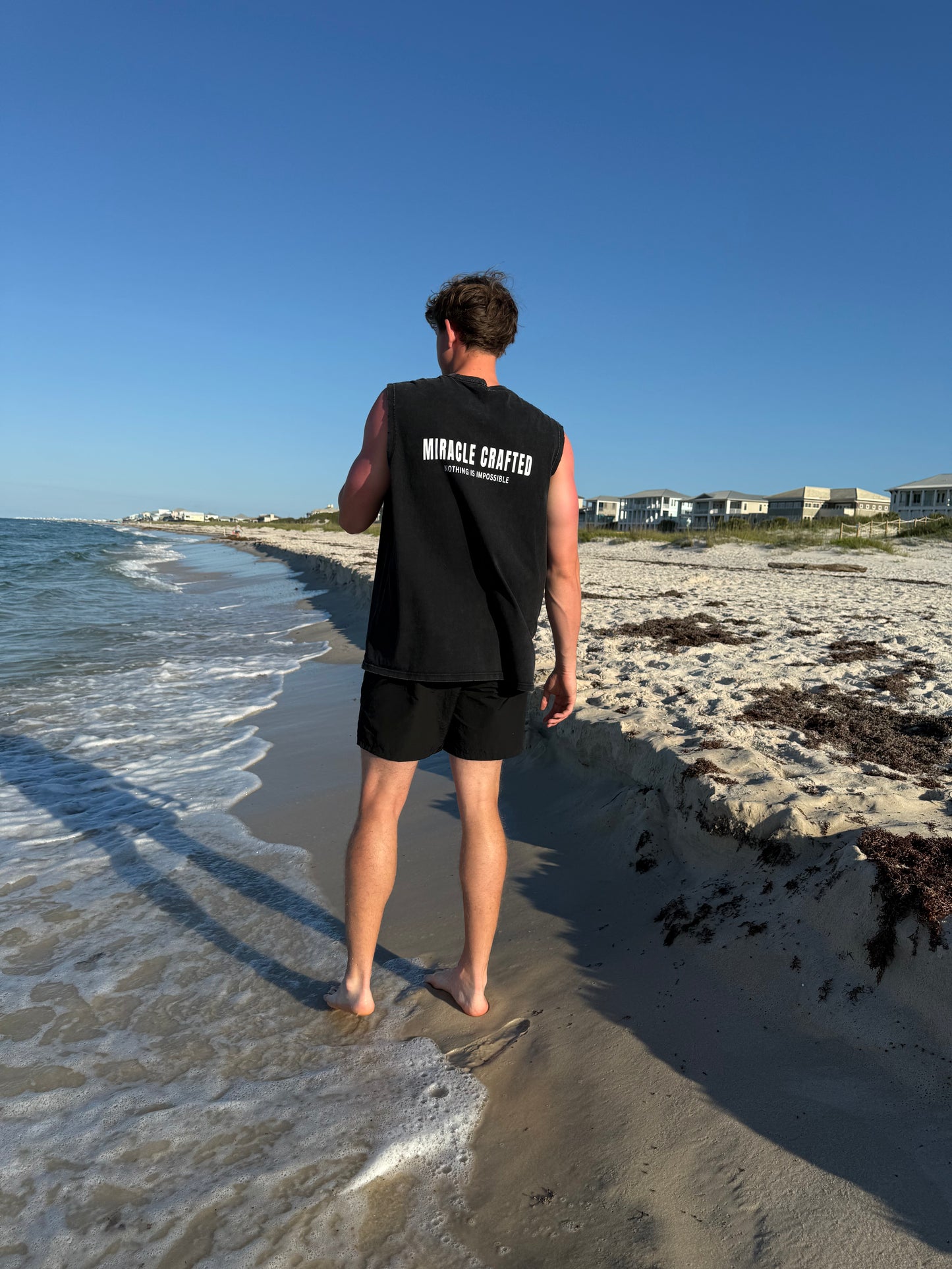 "The Foundation" Snow-Washed Tank Top