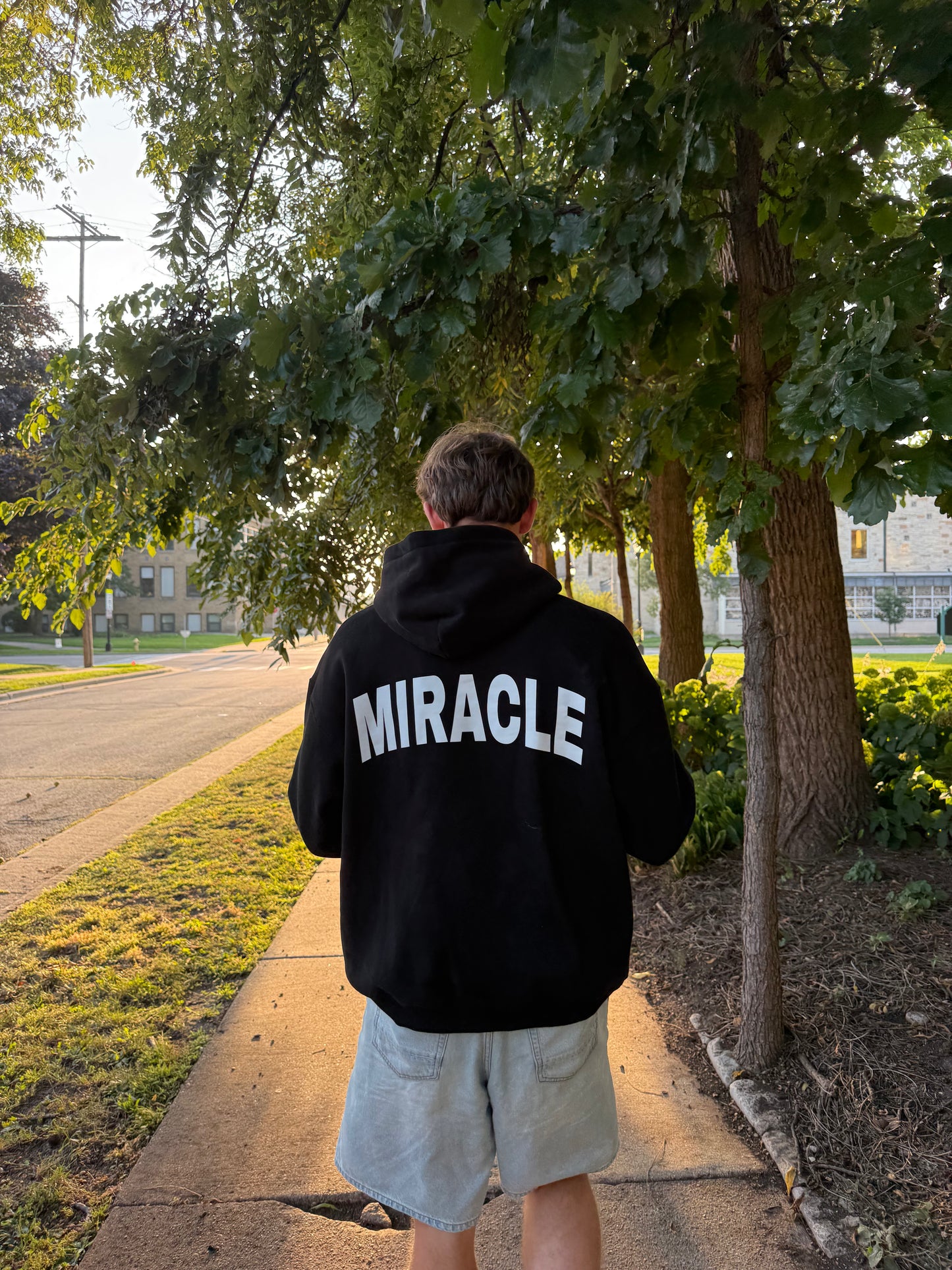 "The Miracle" Signature Fit Hoodie — Dark