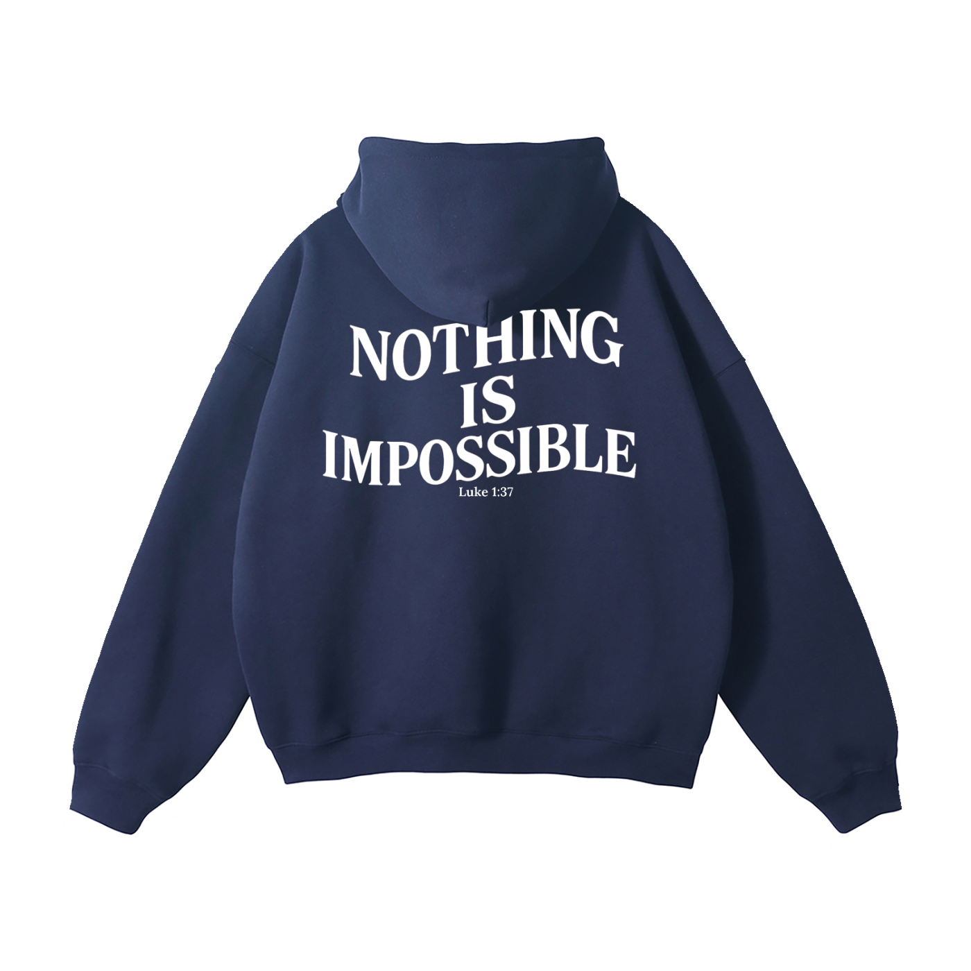 "With God" Signature Fleece Hoodie — Dark