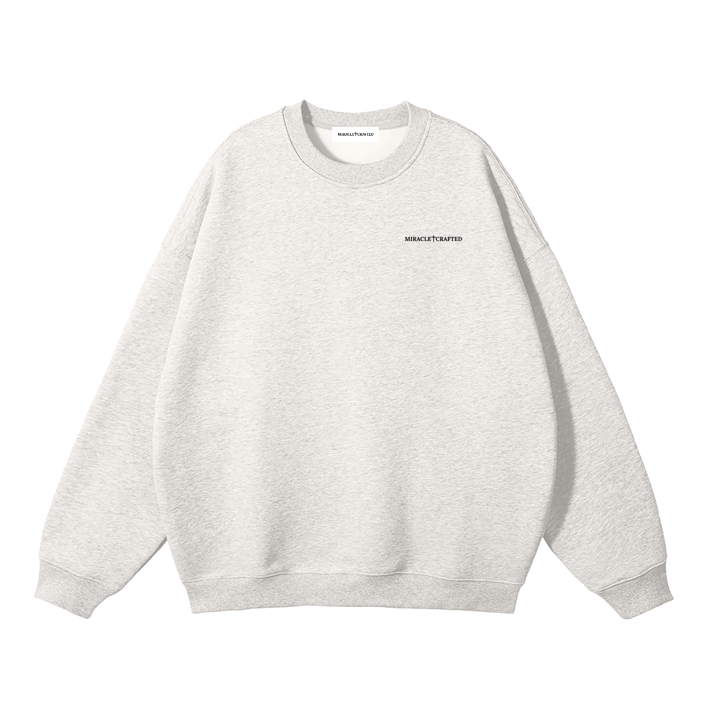 "Crafted Cross" Signature Fleece Crewneck — Light