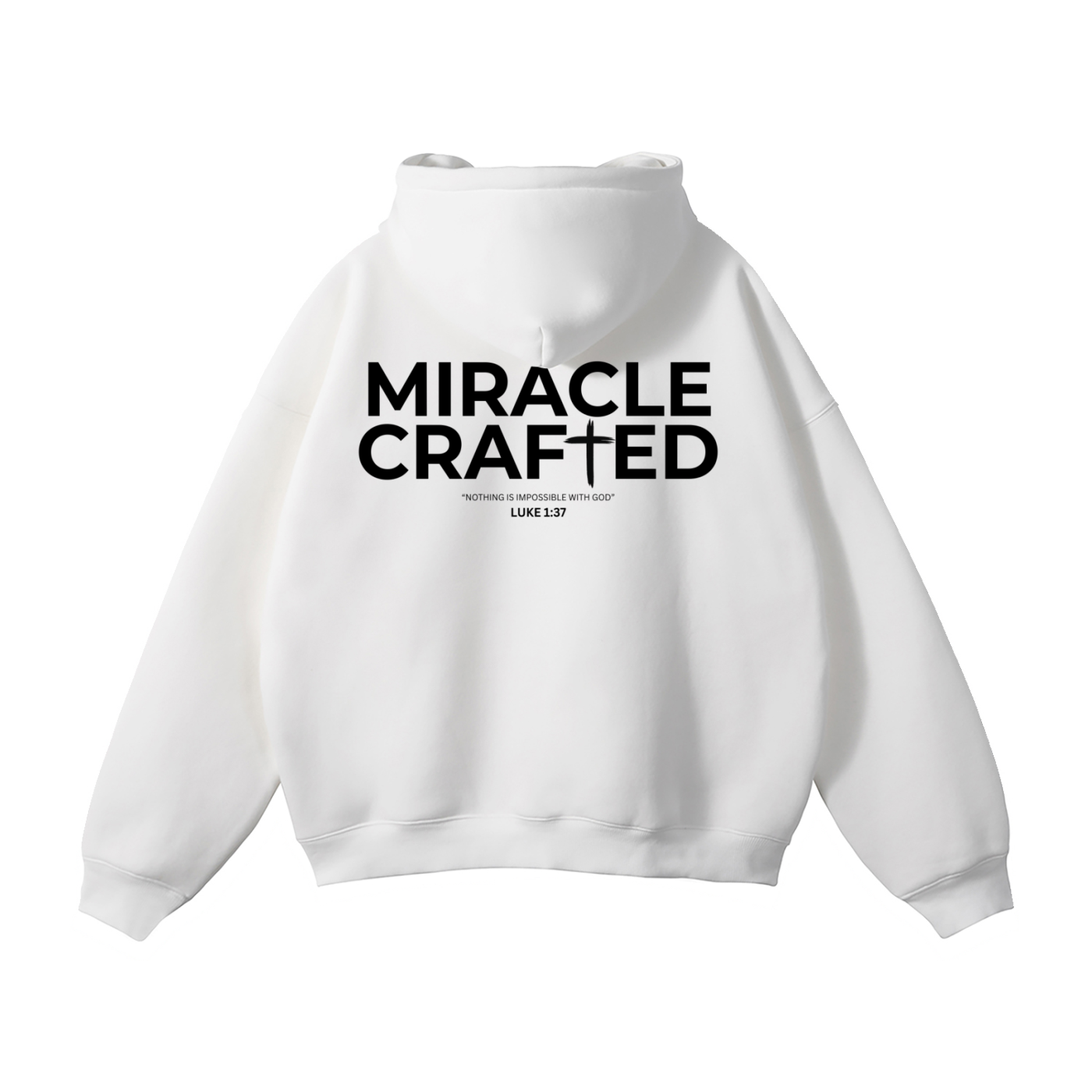 "Crafted Cross" Signature Fleece Hoodie — Light