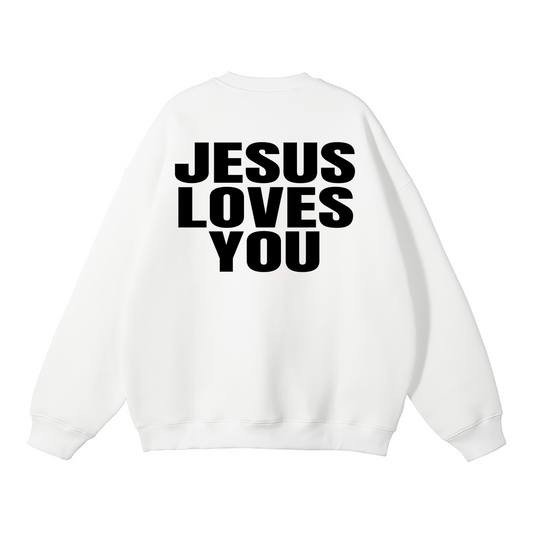 "Loved By" Signature Fleece Crewneck — Light
