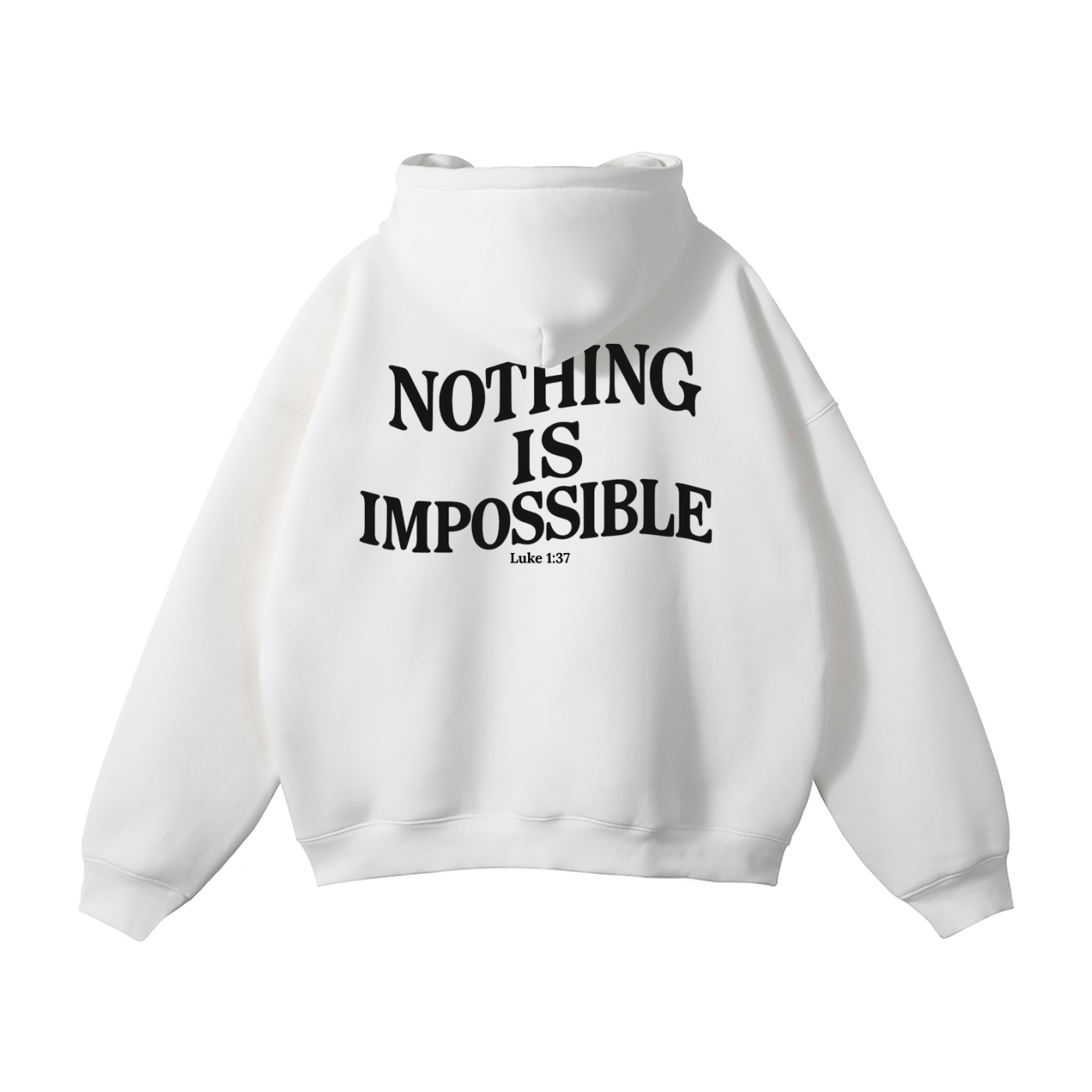 "With God" Signature Fleece Hoodie — Light
