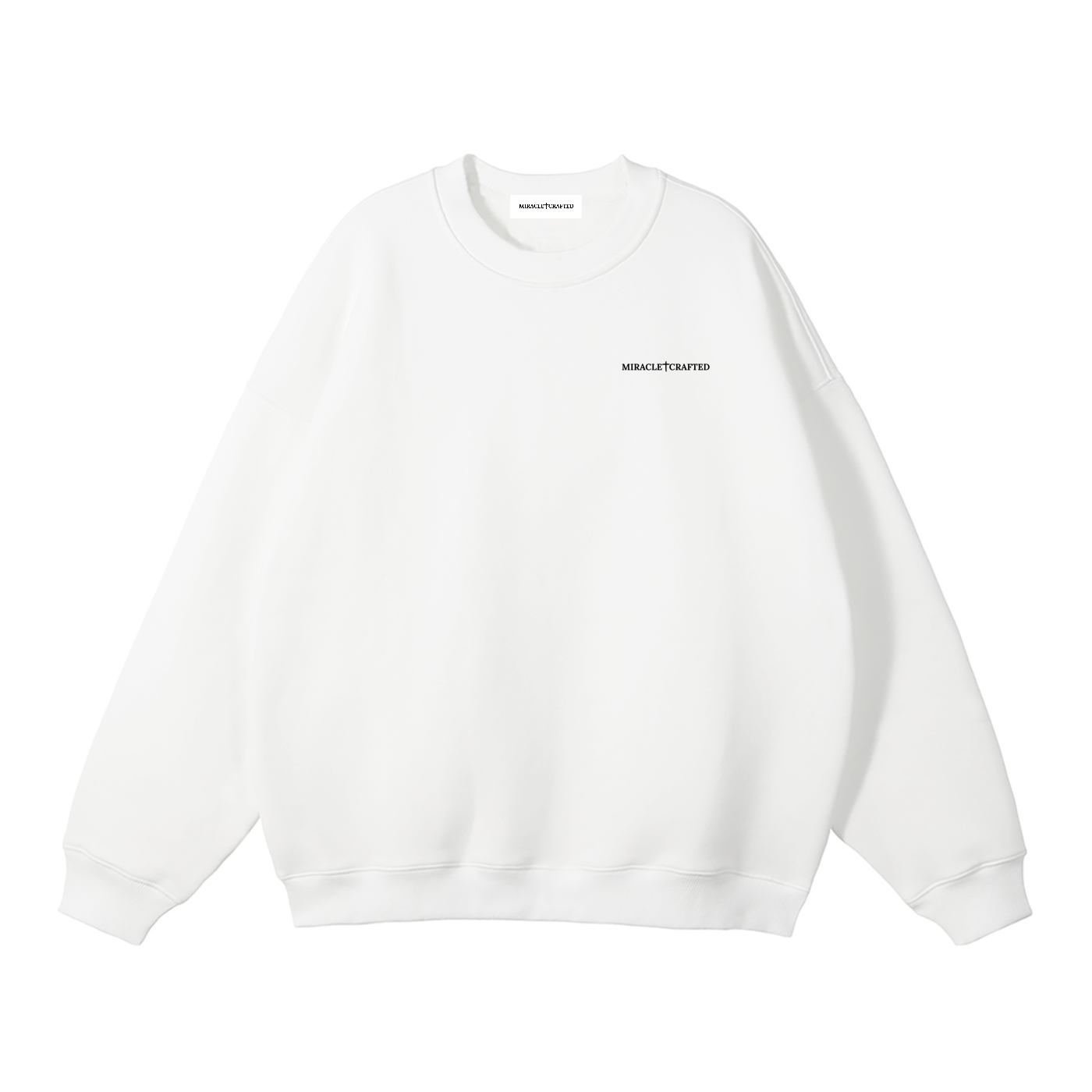 "Crafted Cross" Signature Fleece Crewneck — Light
