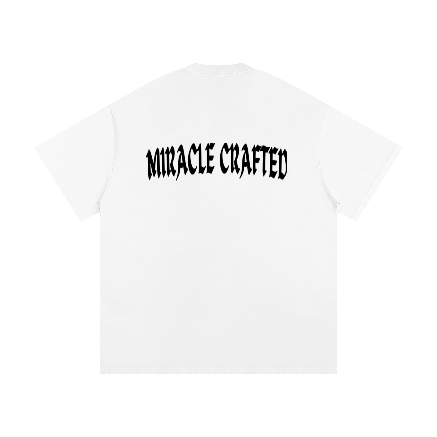 "Miracle Crafted" Oversized Heavyweight Tee — Light